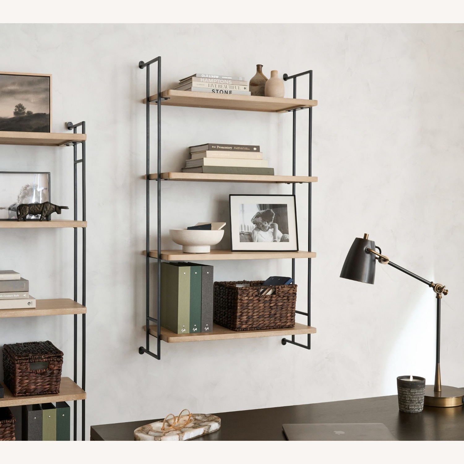 Pottery Barn Modern Farmhouse Tiered Shelf (31") - image-3