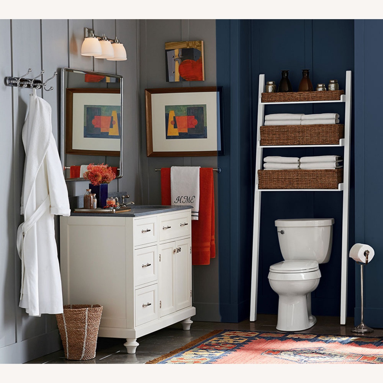 Pottery Barn Ainsley Over-the-Toilet Ladder - image-1