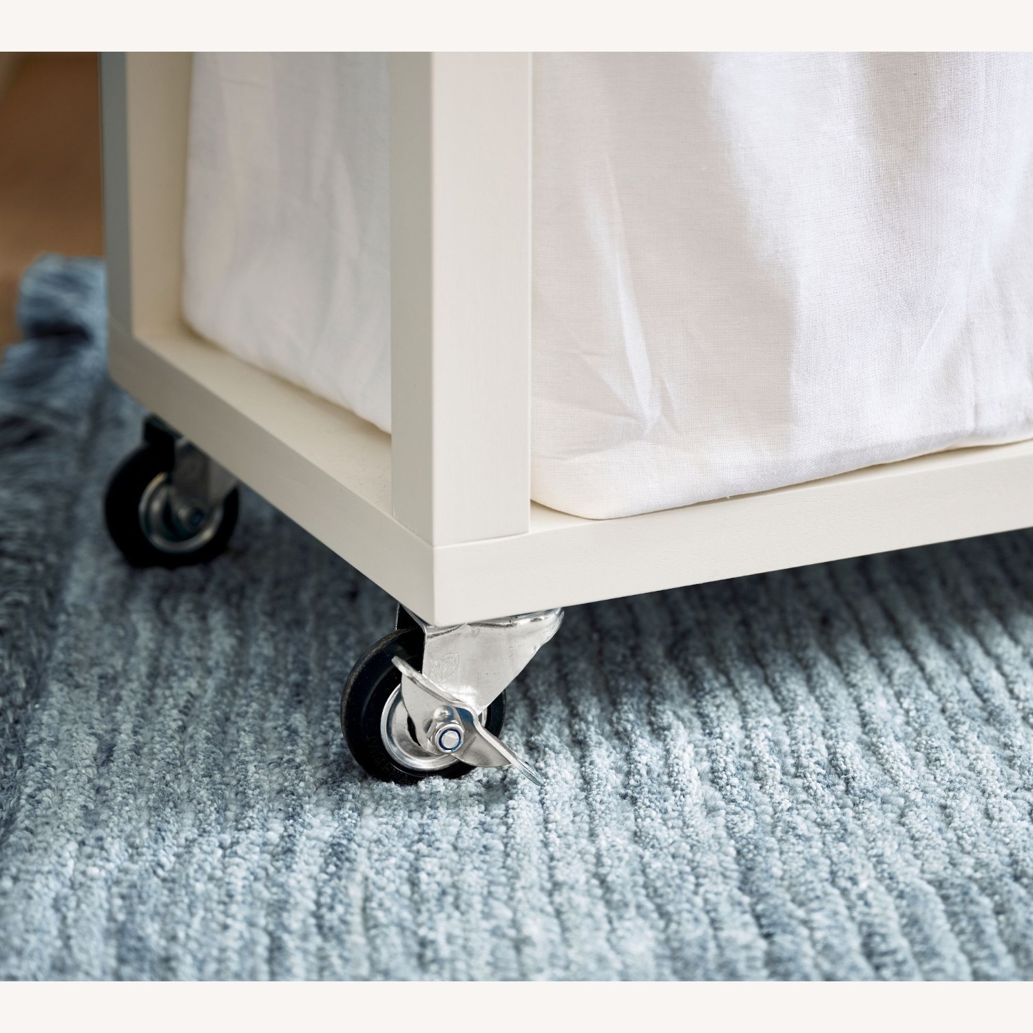 Pottery Barn Manchester Hamper Cart - image-3