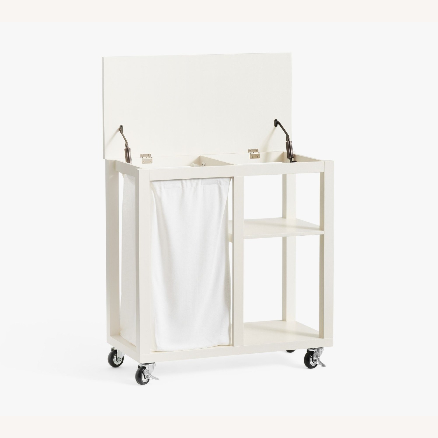 Pottery Barn Manchester Hamper Cart - image-1