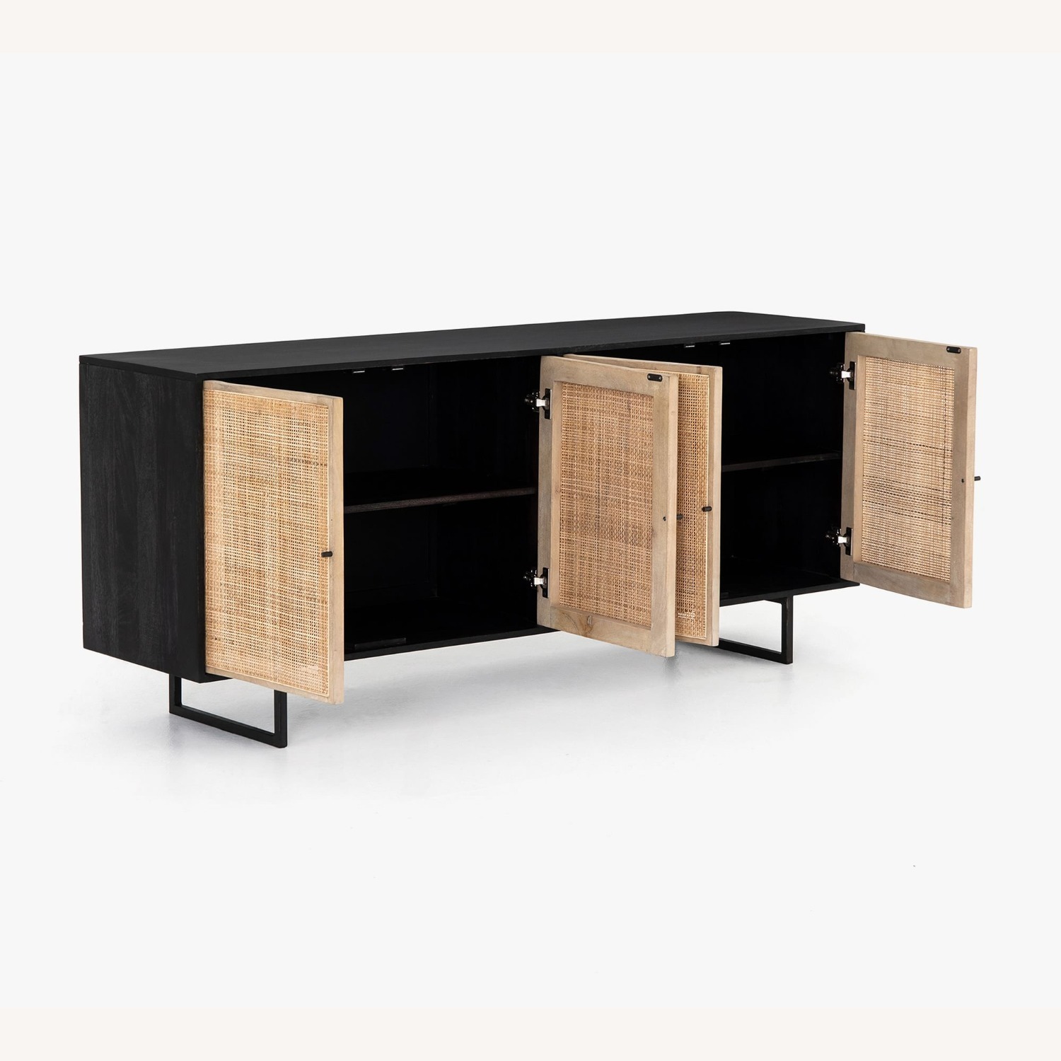 Pottery Barn Dolores Cane Console Table (72") - image-3