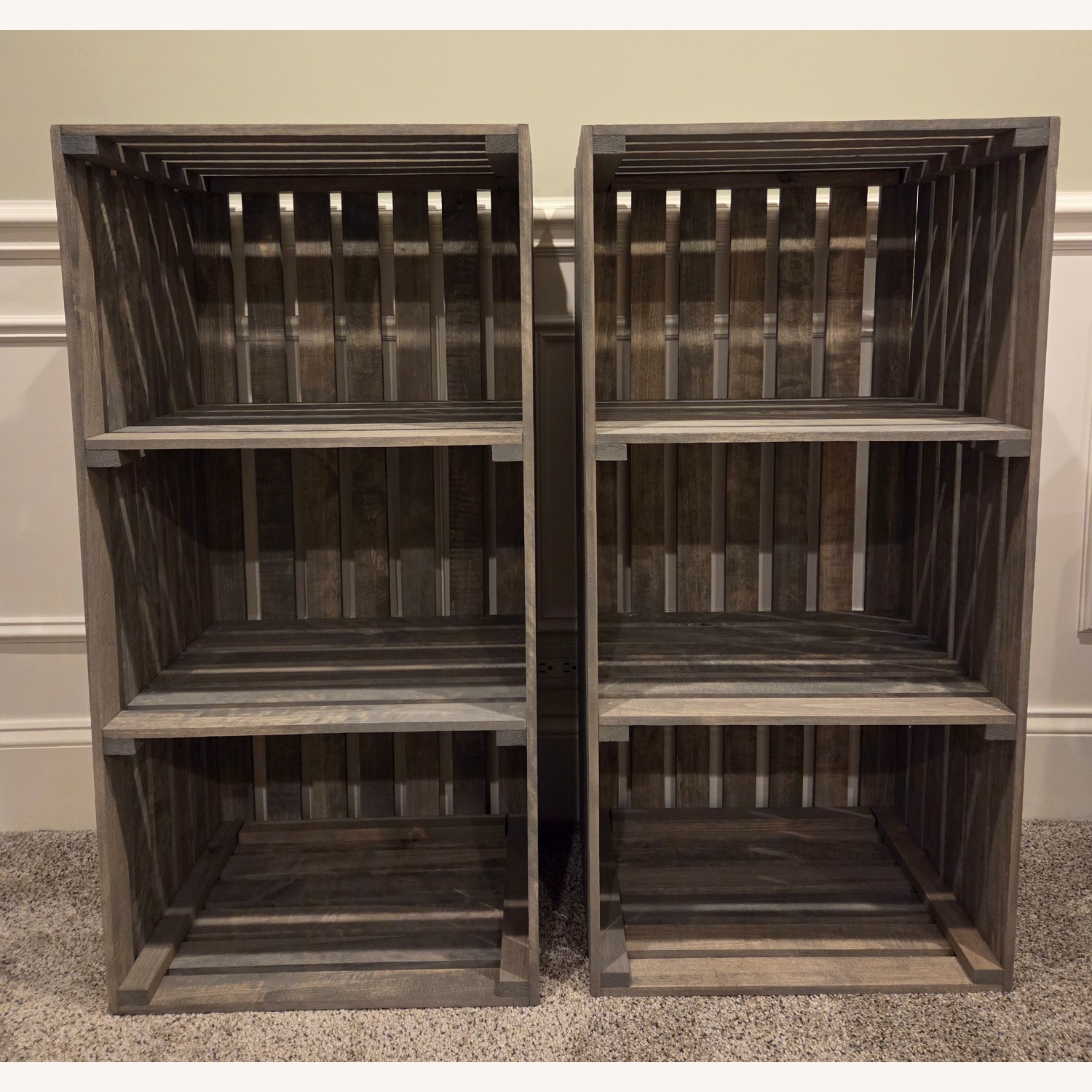 Wood Media Shelves - Record/Vinyl Storage - image-1