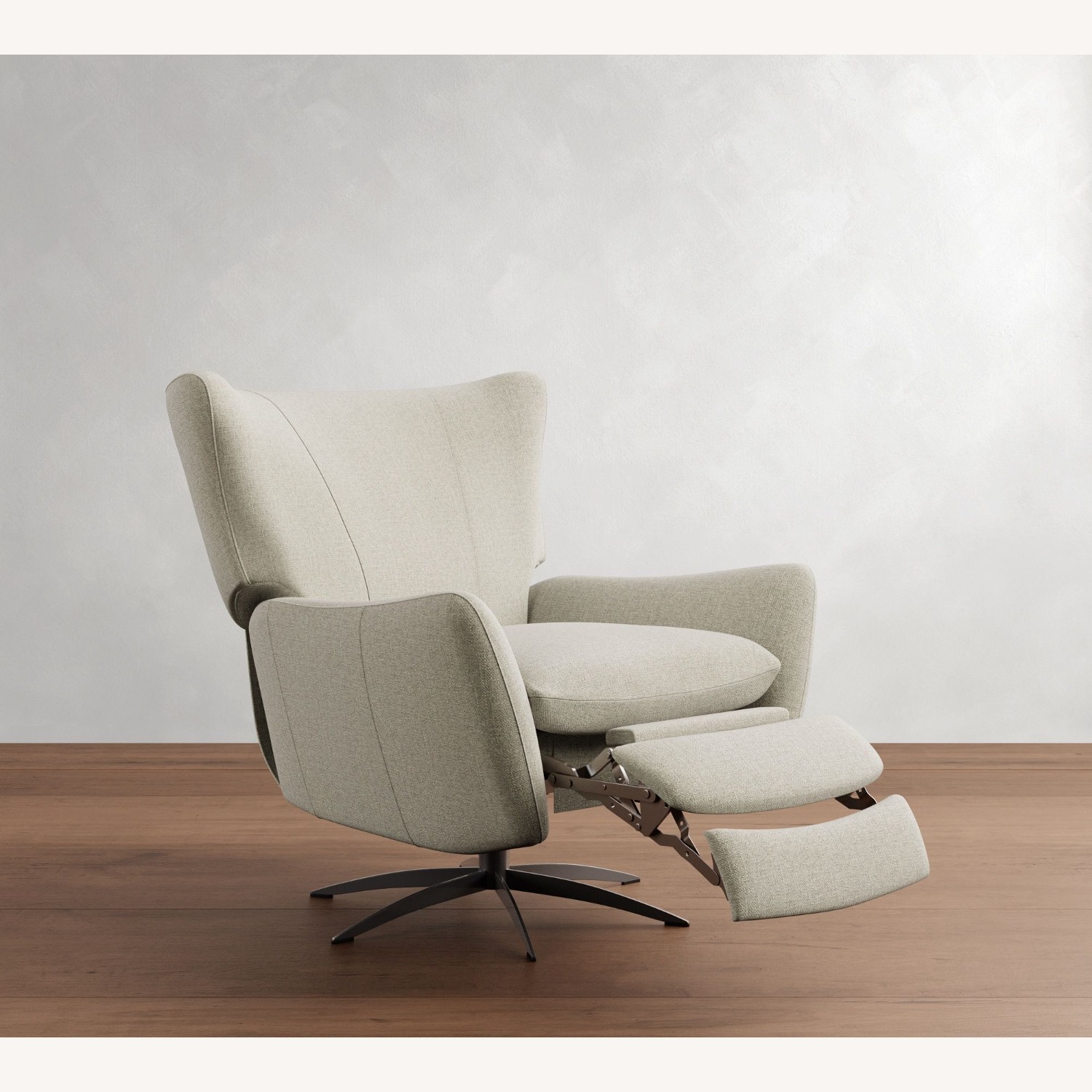 Pottery Barn Wells Tightback Swivel Recliner - image-2