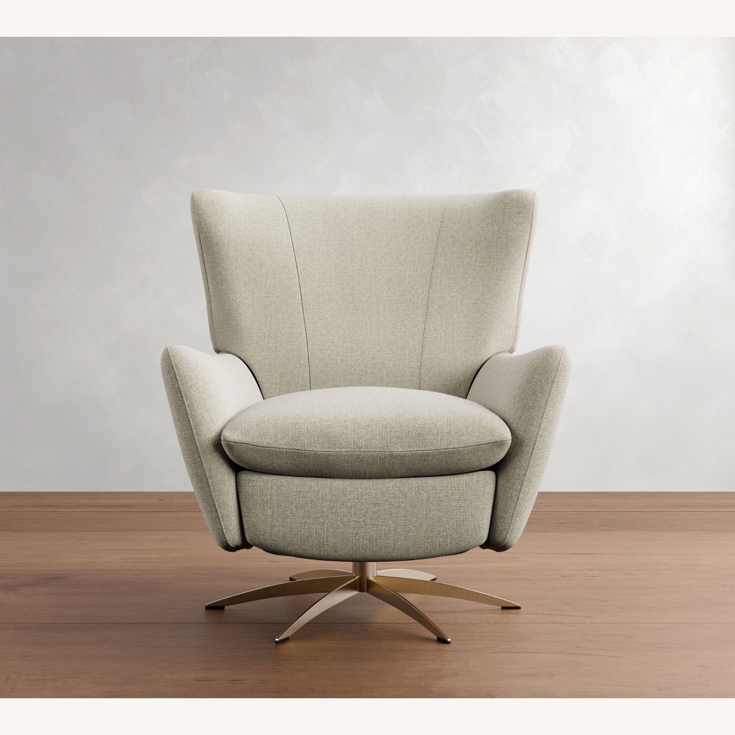 Pottery Barn Wells Tightback Swivel Recliner - image-1