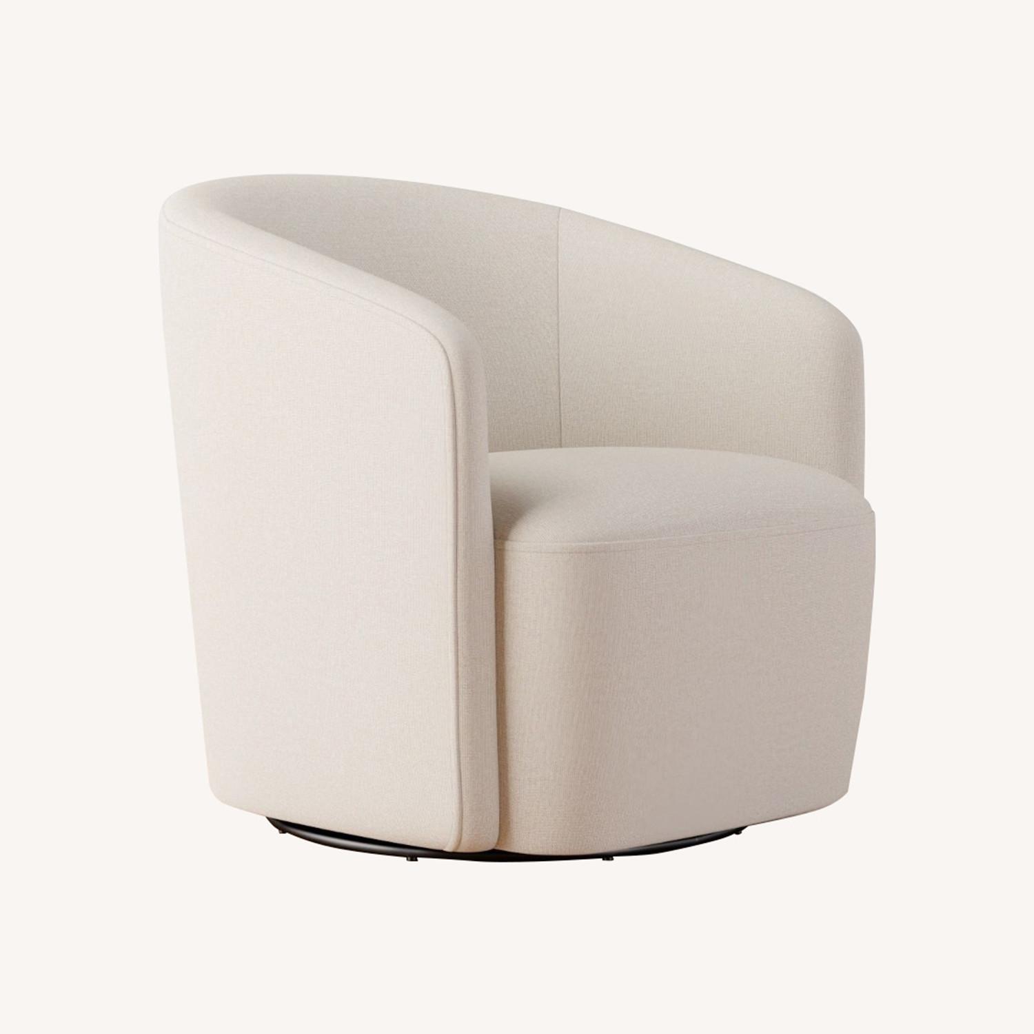 Pottery Barn Preston Swivel Chair - image-0
