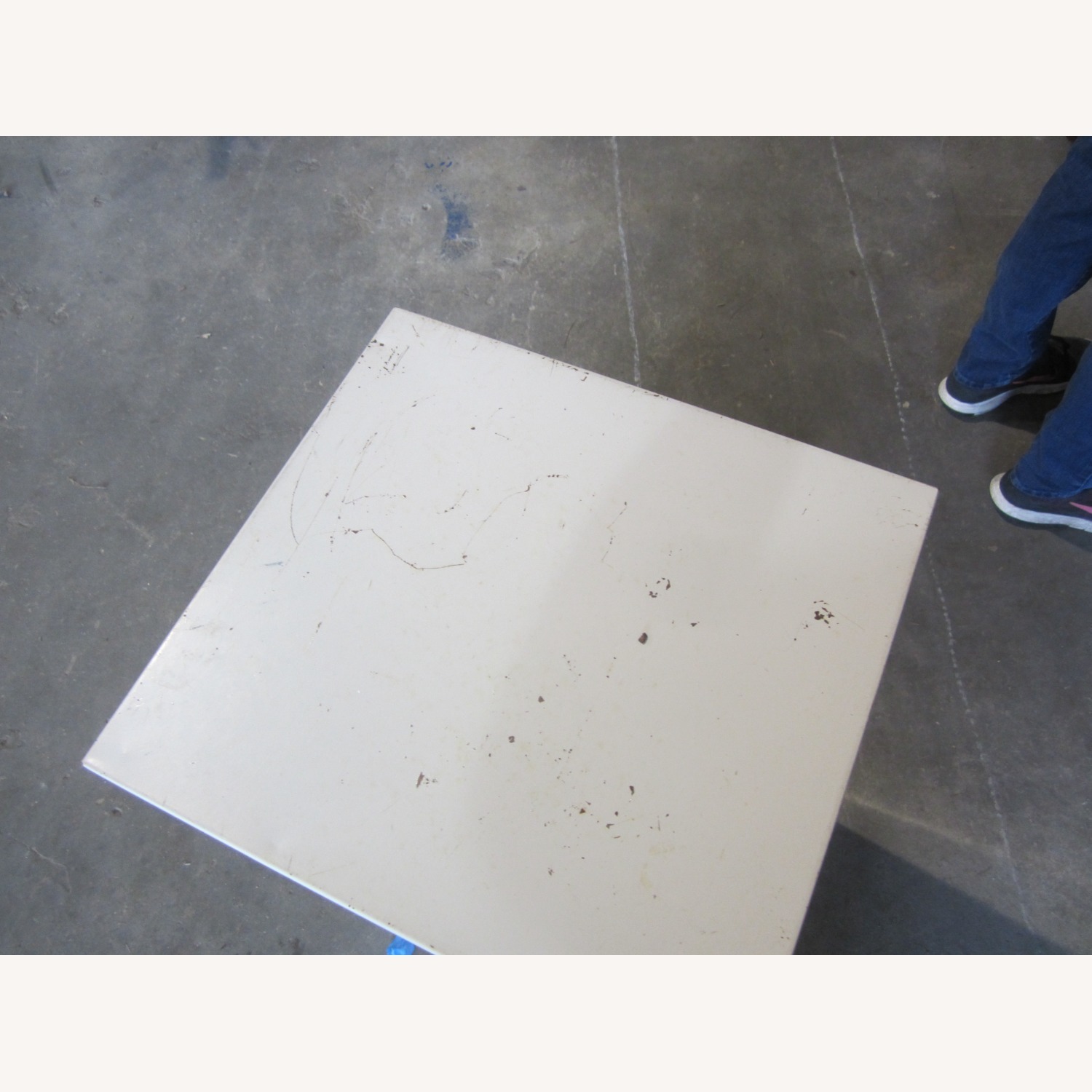 Metal File Cabinet, 2 Drawers, Tan Color - image-3