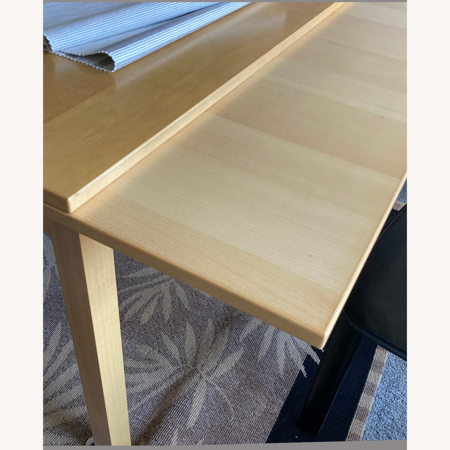 Wood and Leather Dining Set - image-3