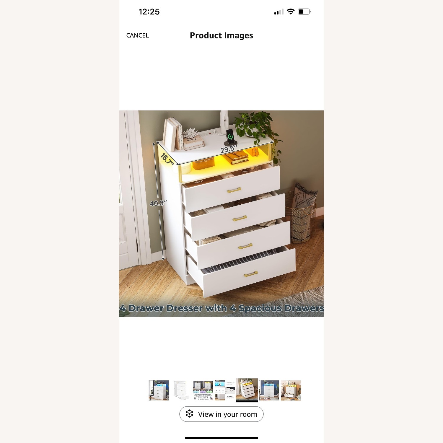AOGLLATI White Dresser - image-1