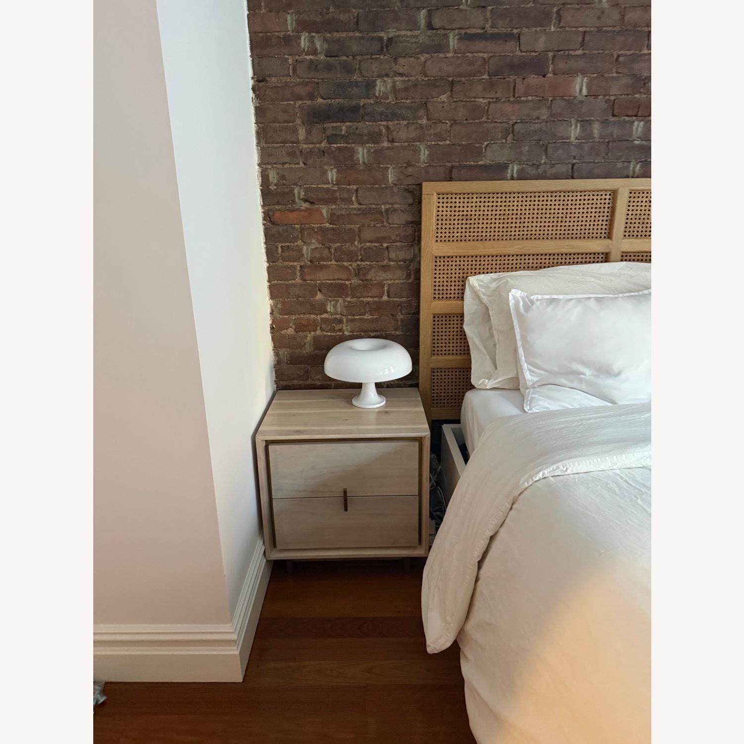 CB2 Lara Acacia Nightstand - image-4