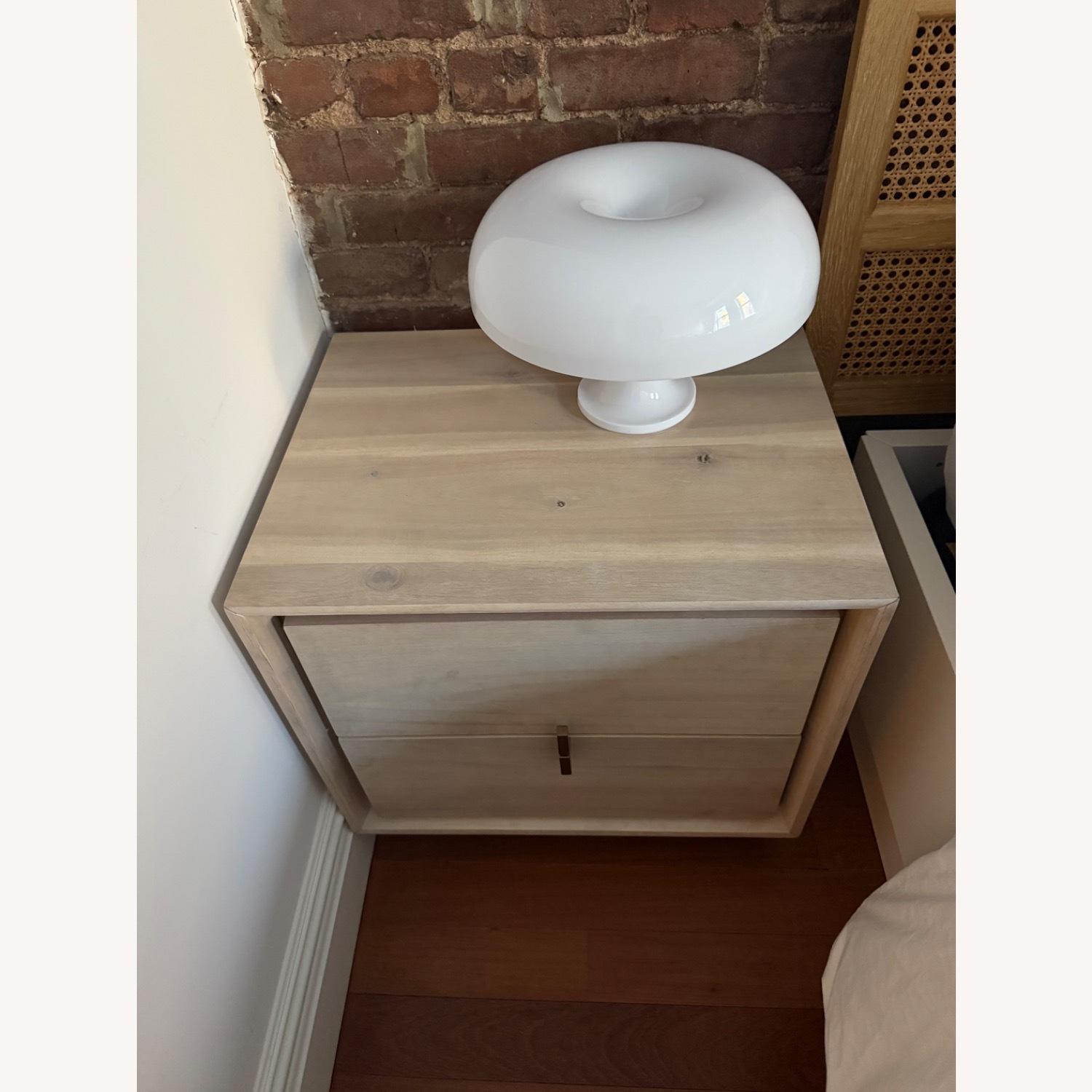 CB2 Lara Acacia Nightstand - image-3