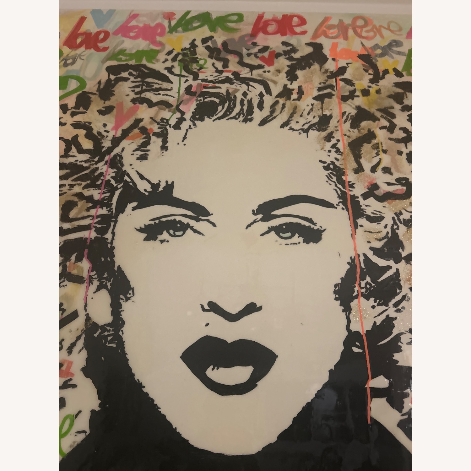 Painting Madonna on Canvas - image-6