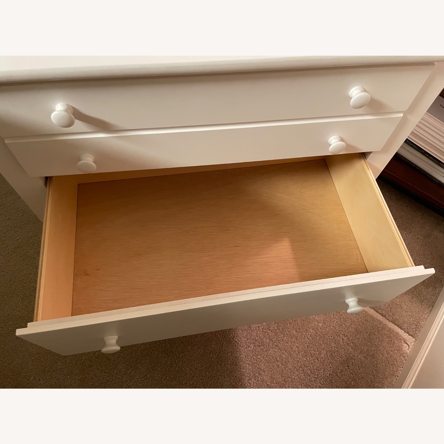 Globe White Bookcase - image-5