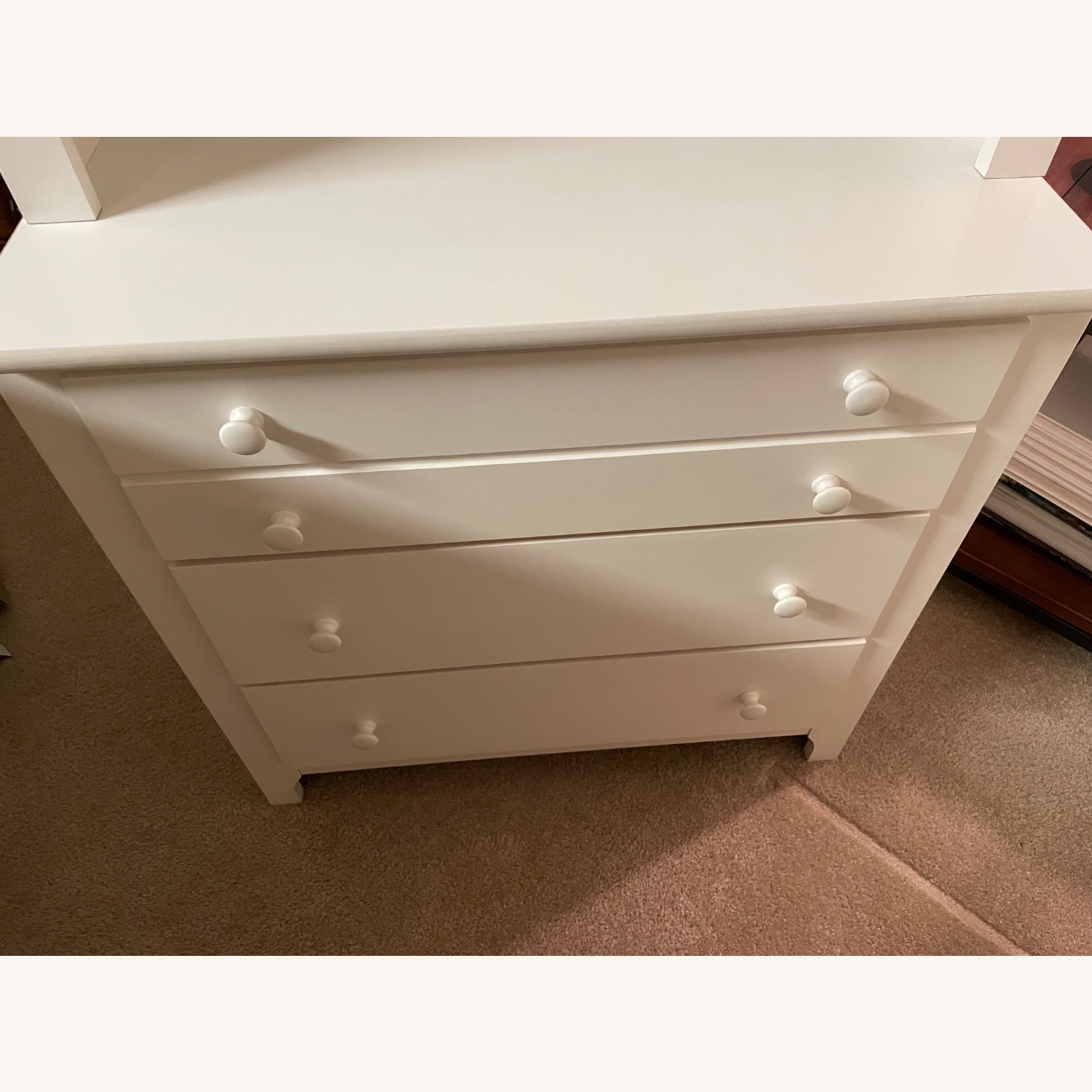 Globe White Bookcase - image-2