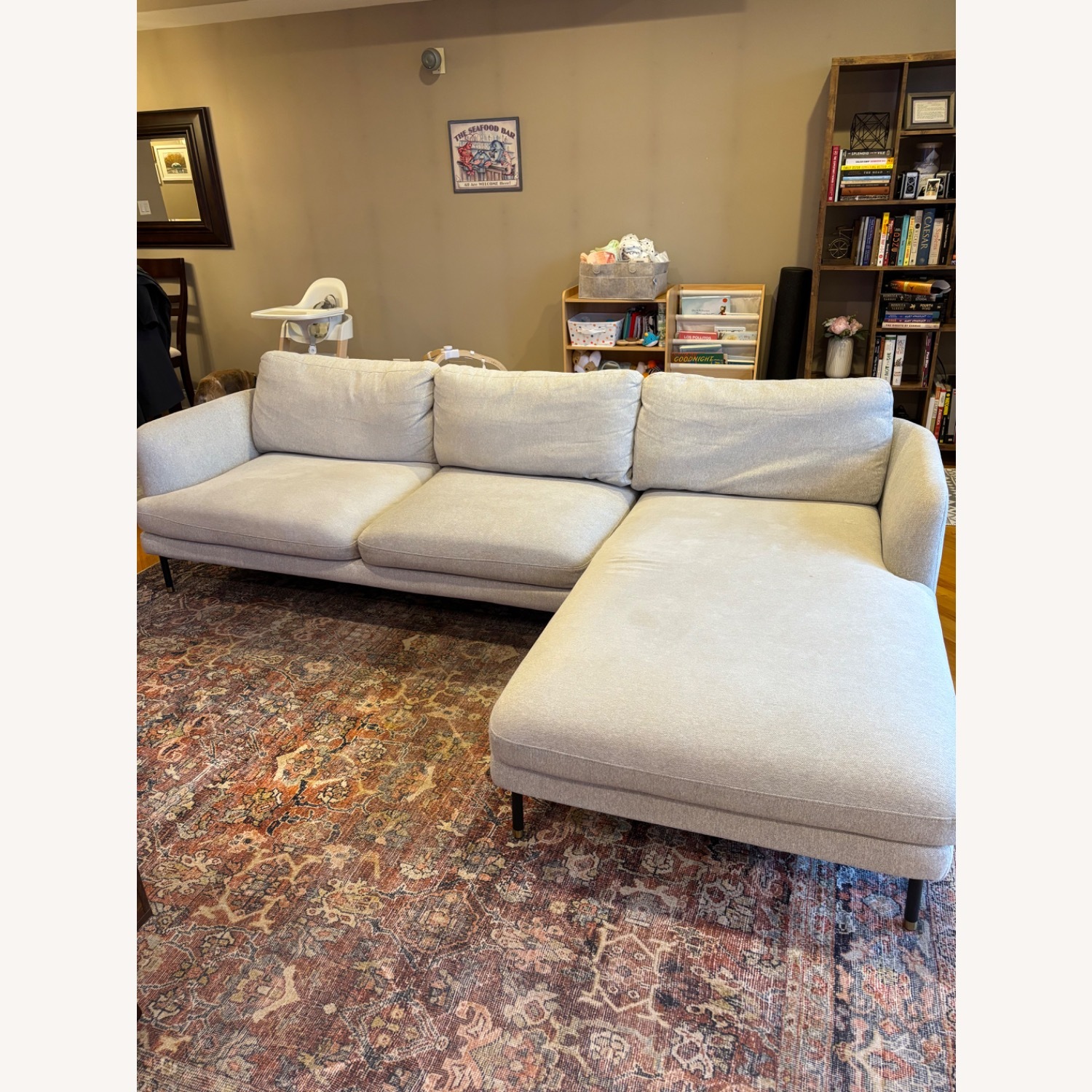 Castlery Pebble Chaise Sofa - image-1