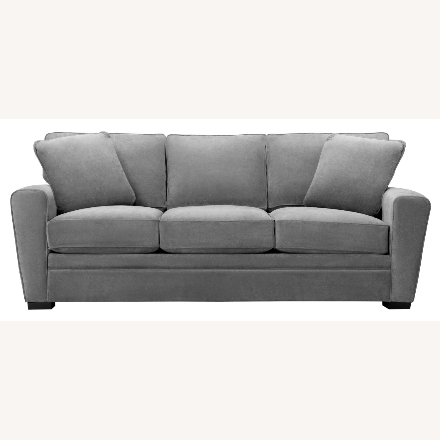 Raymour & Flanigan Artemis Gray 3 Seater Sofa - image-5