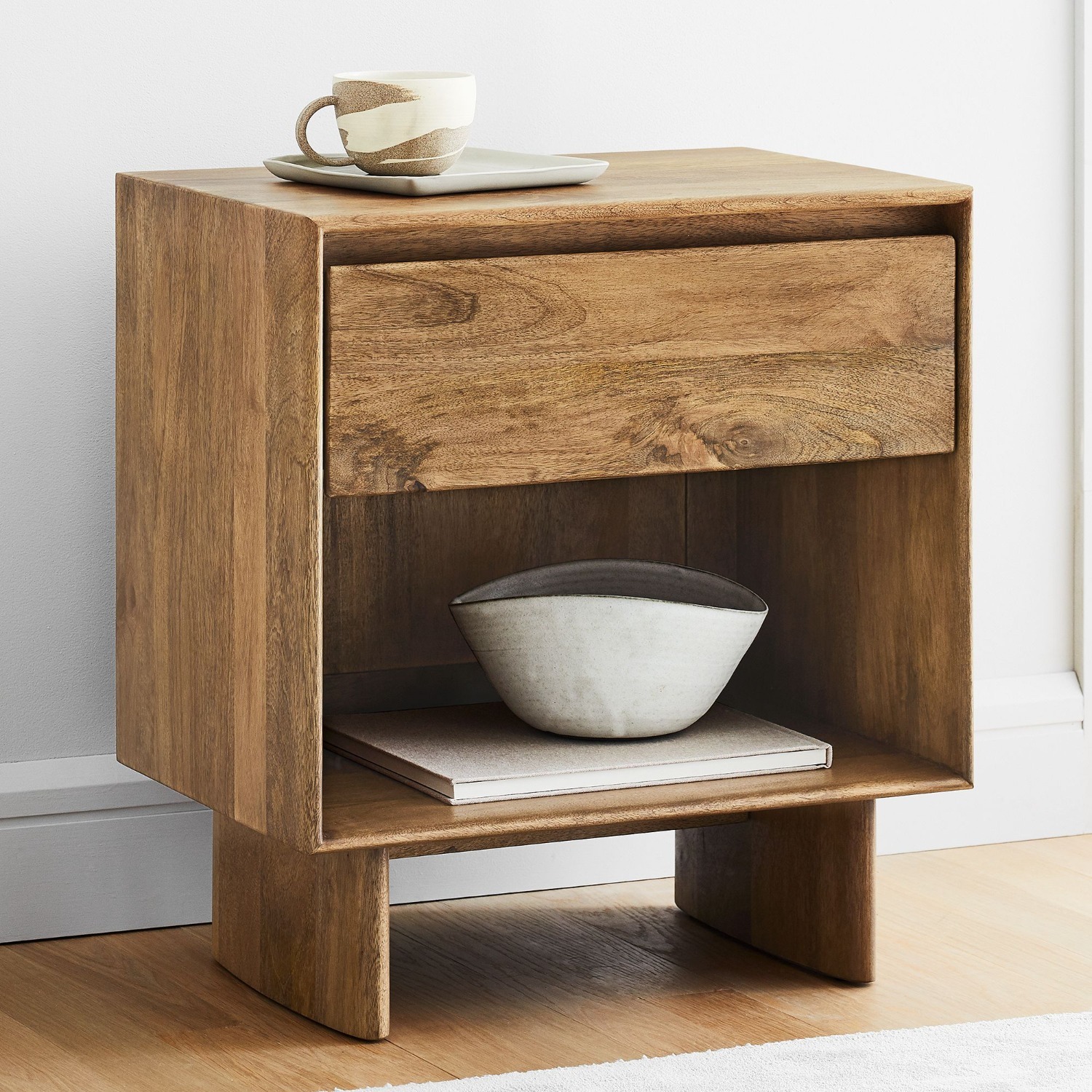 West Elm Anton Solid Wood Nightstand - image-4