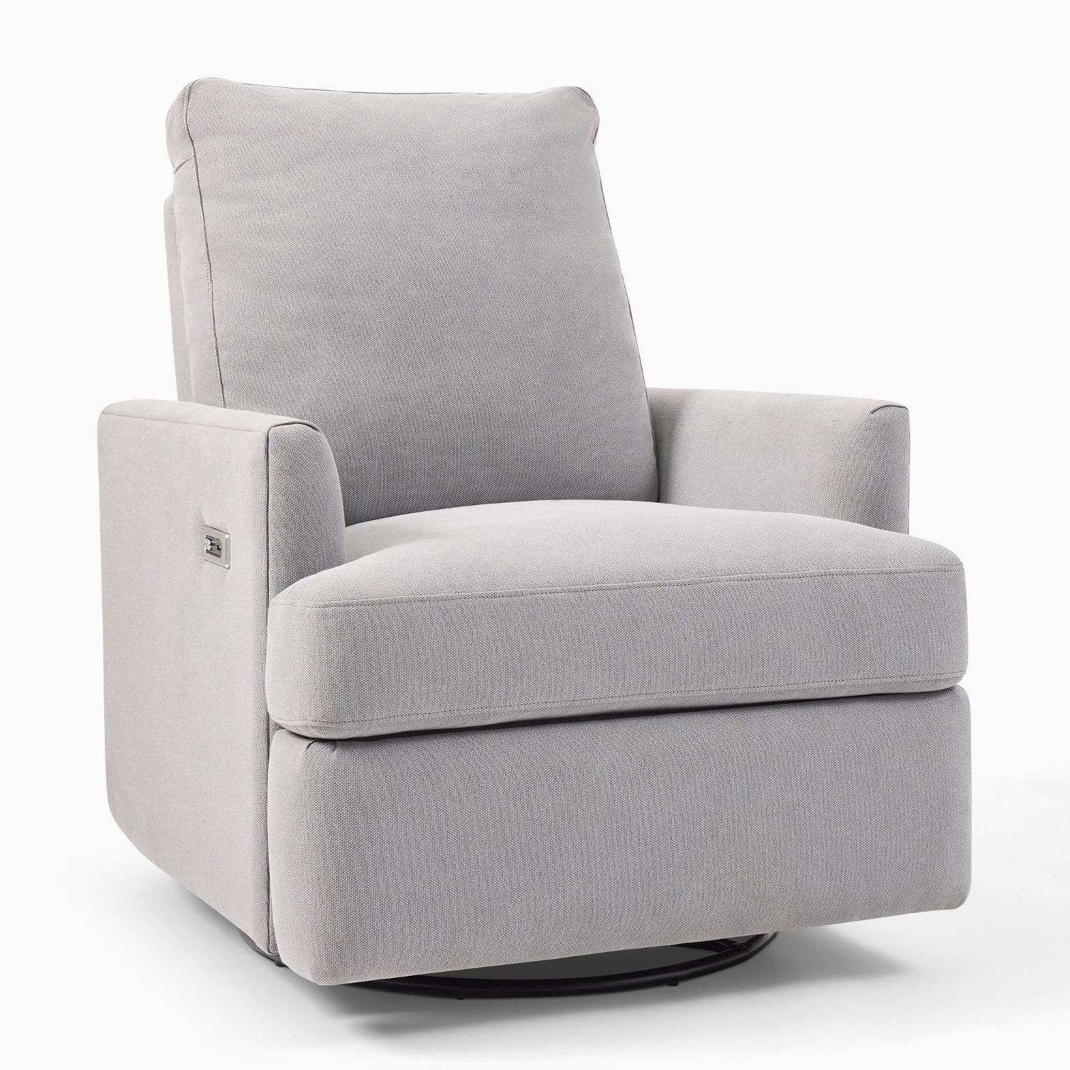 West Elm Haven Power Swivel Glider Recliner - image-3