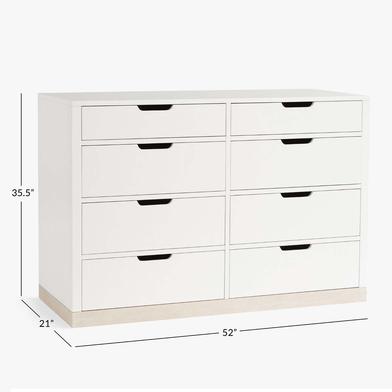 West Elm Rhys 8-Drawer Wide Dresser (52w x 21d") - image-2