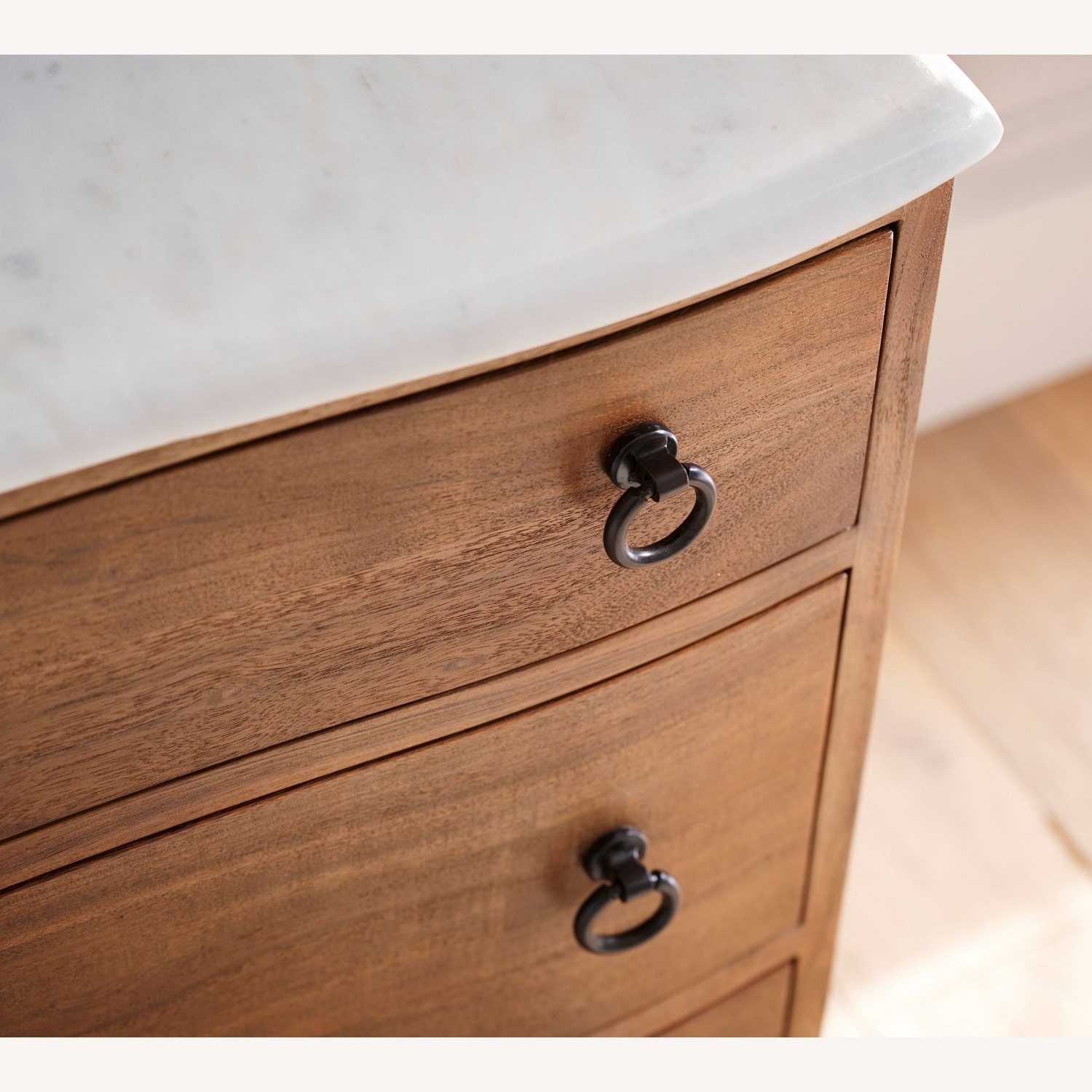 Pottery Barn Scarlett Marble Nightstand (28") - image-4