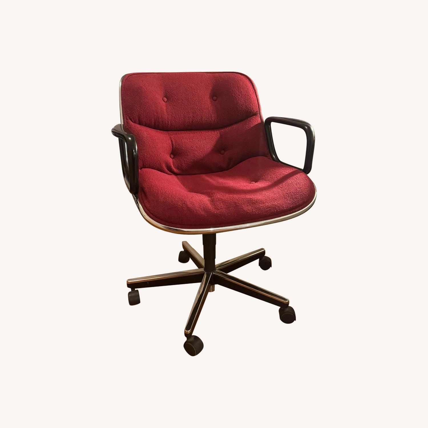 Knoll Pollock Executive Chair in Fiery Boucle - image-0