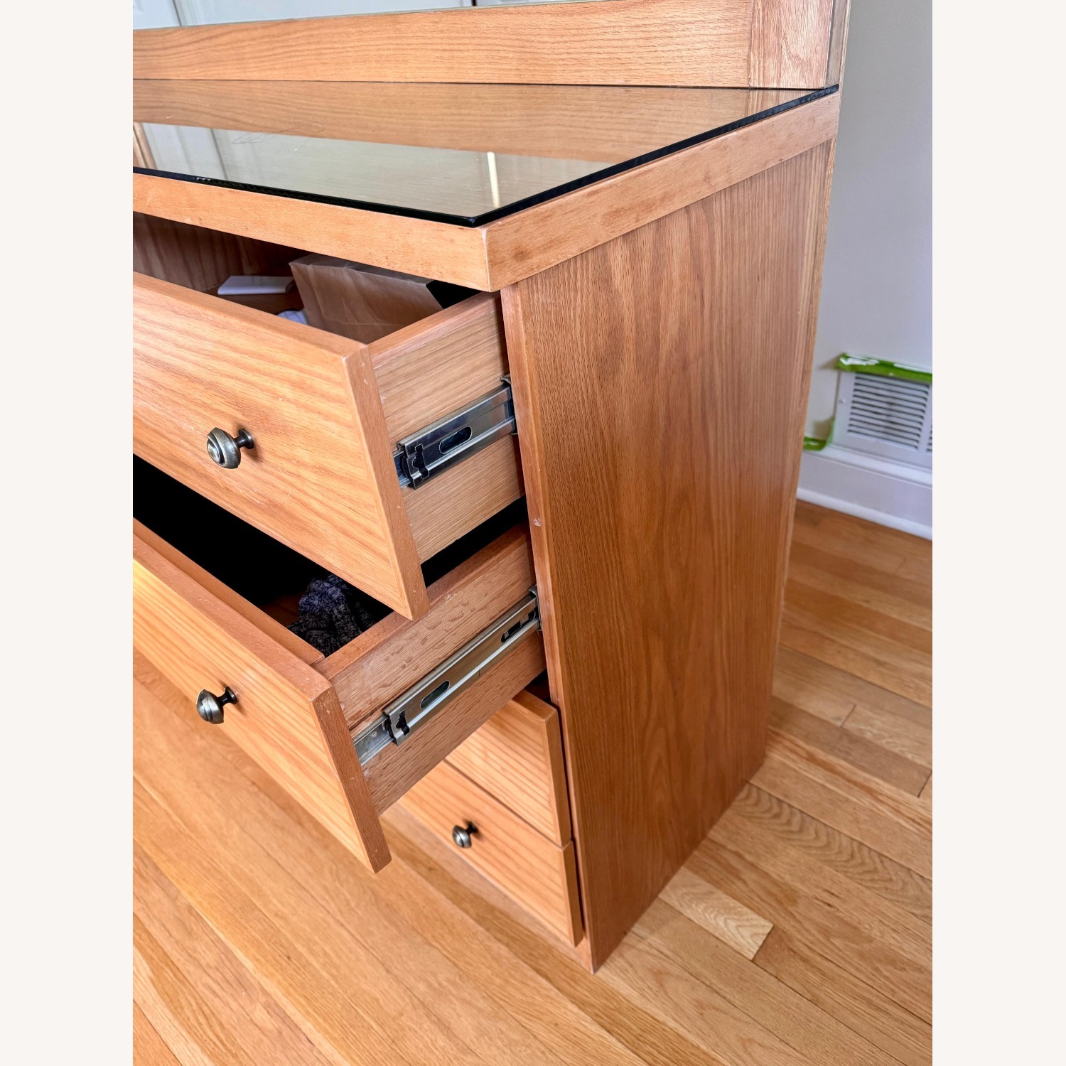 Solid Wood Dresser with Mirror  - image-3
