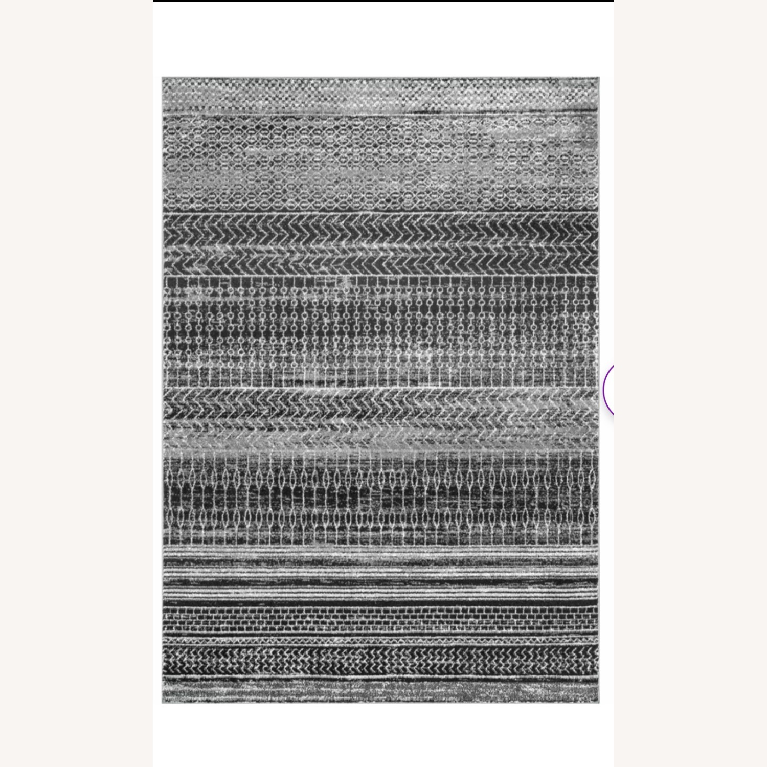 Cazadores Geometric Rug with Pad - image-1