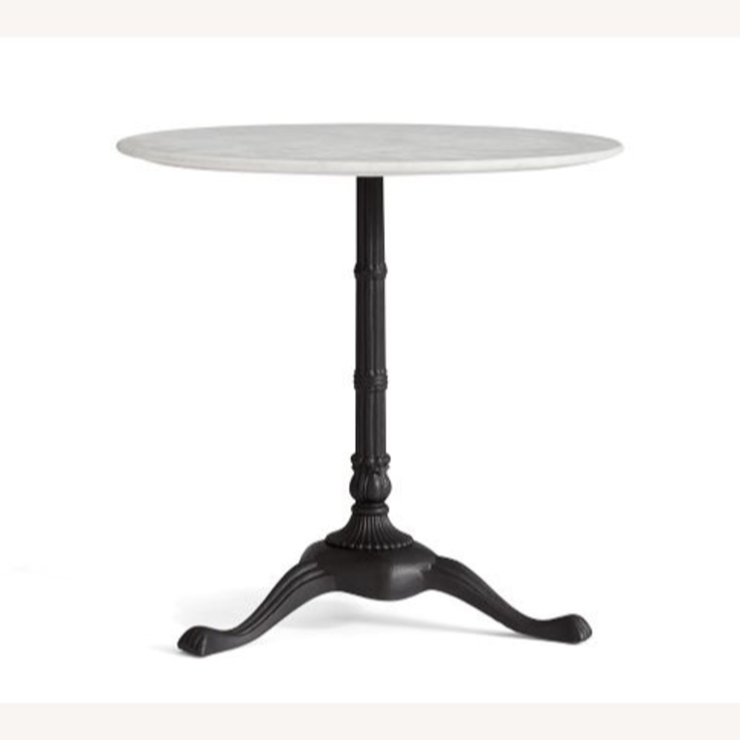 Pottery Barn Rae Round Marble Pedestal Bistro Dining Table - image-1