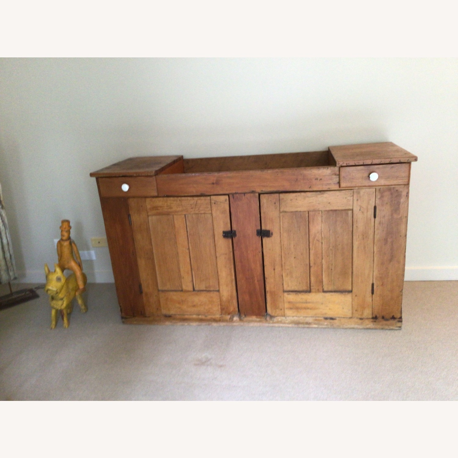 Rustic Country Dry Sink. Circa 1900. - image-1