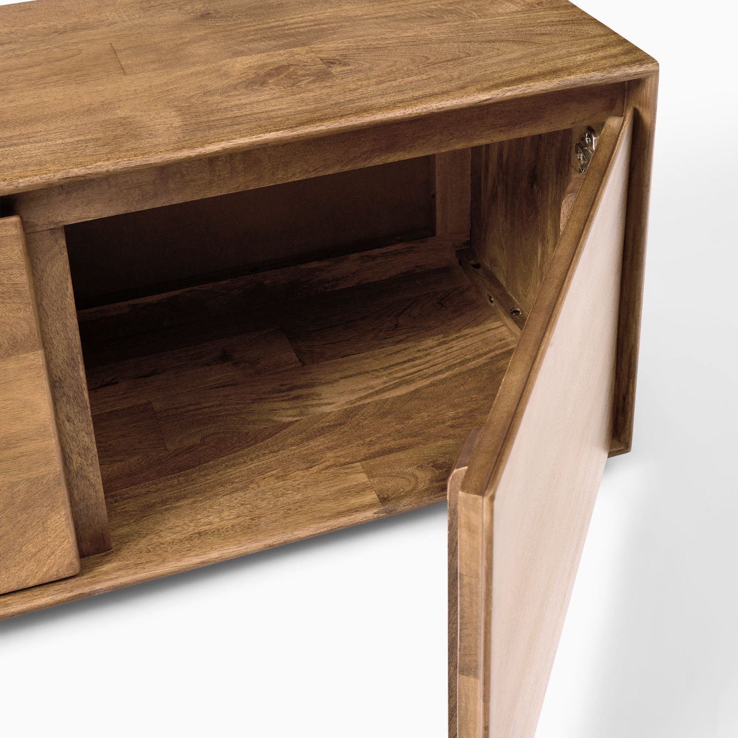 West Elm Anton Solid Wood Entryway Bench - image-3