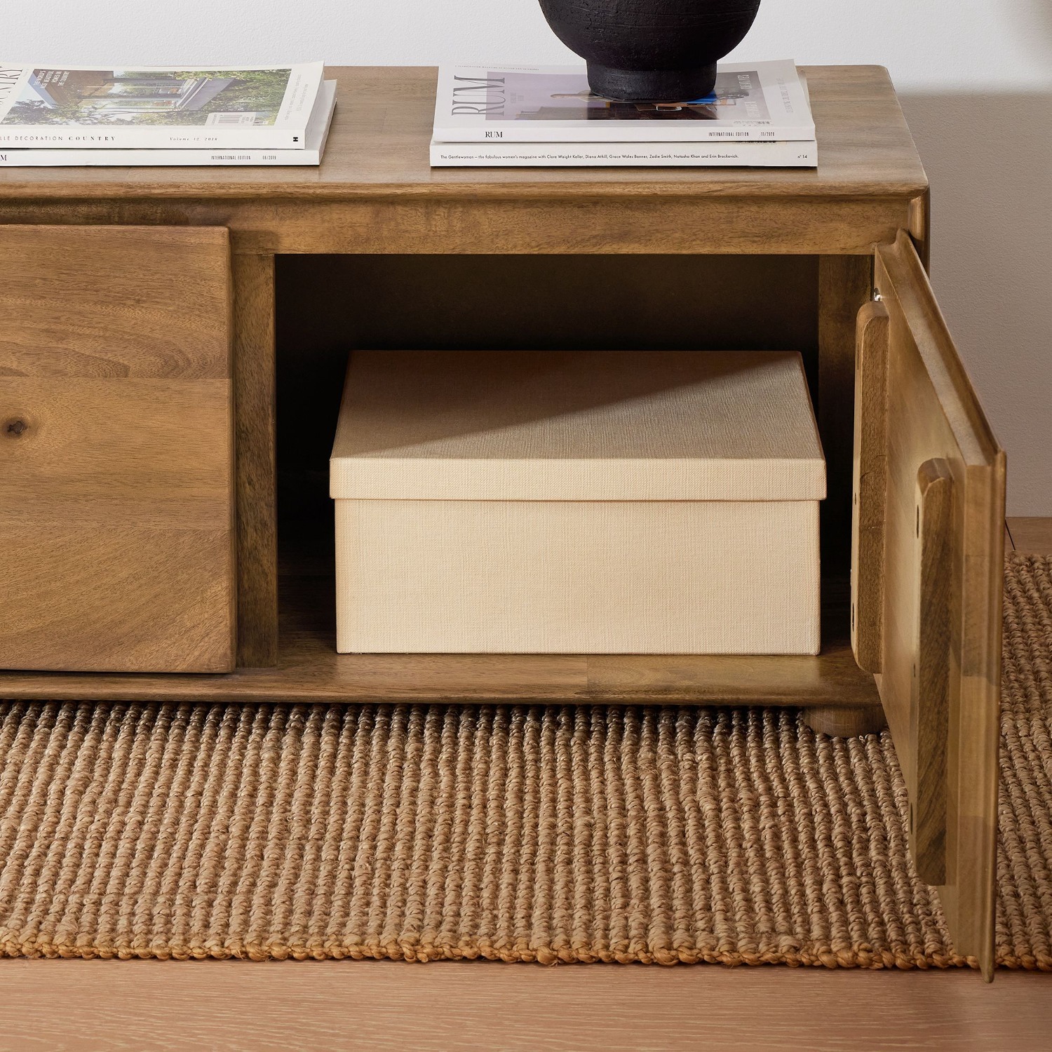 West Elm Anton Solid Wood Entryway Bench - image-4