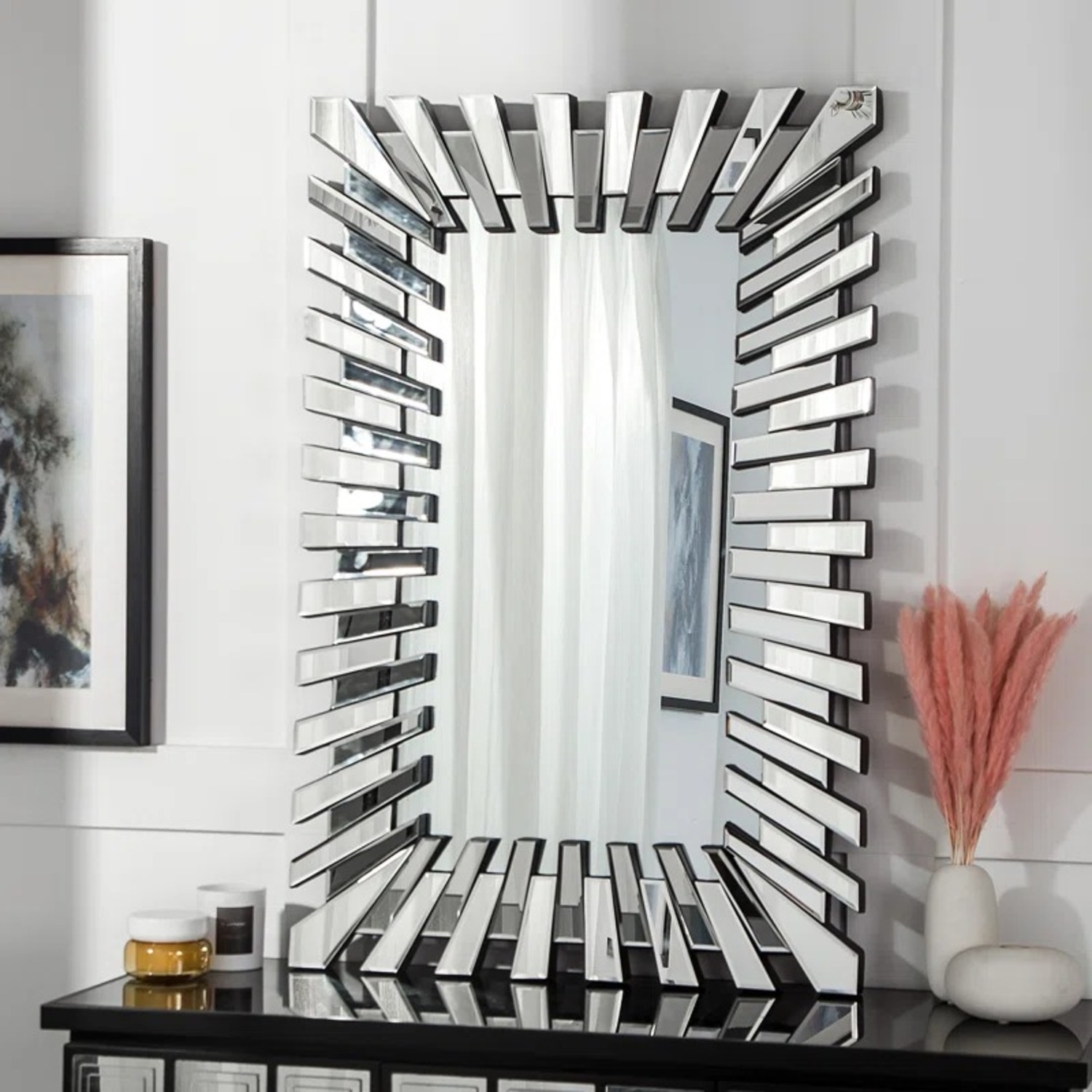 Wayfair Faustine Sunburst Accent Wall Mirror - image-2