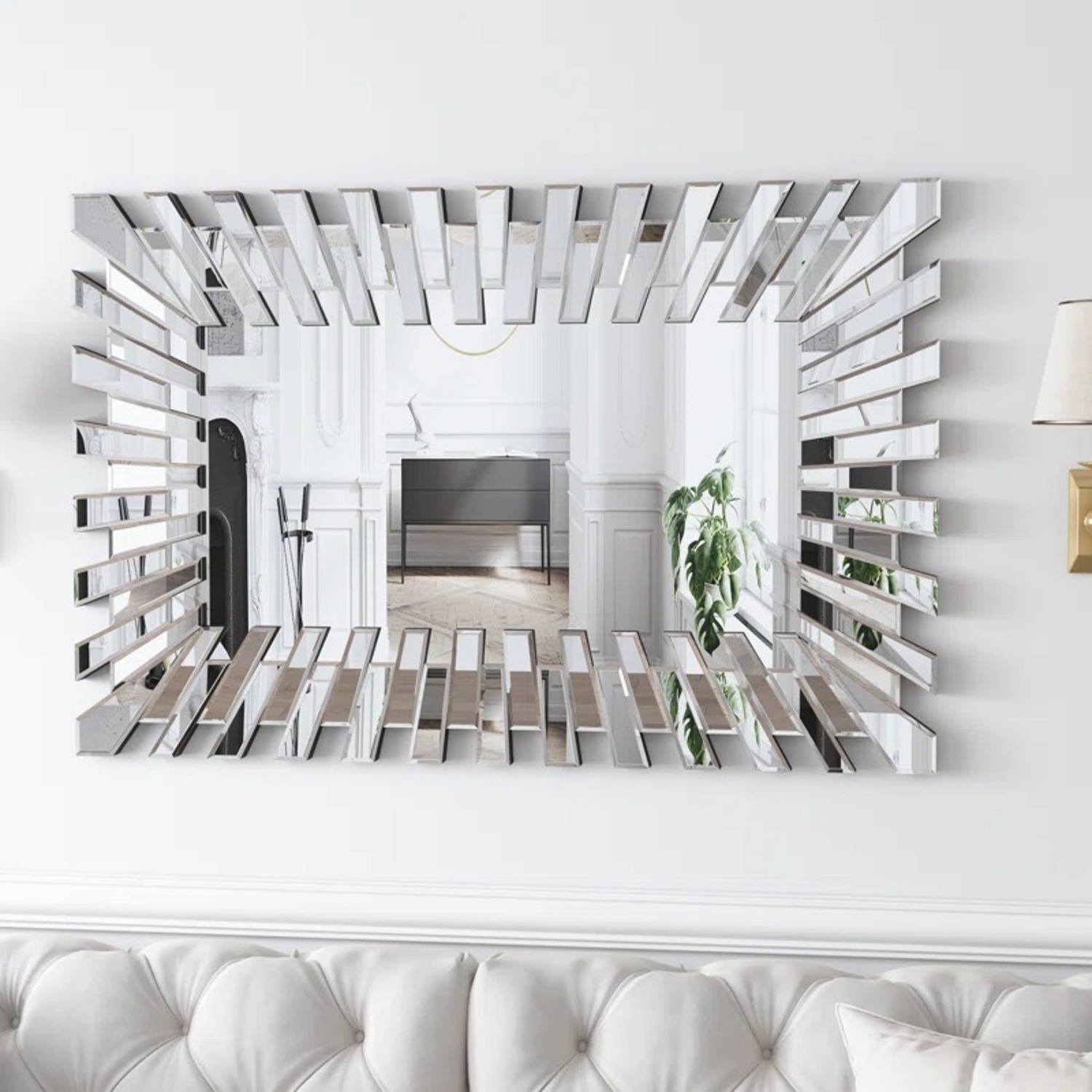 Wayfair Faustine Sunburst Accent Wall Mirror - image-1