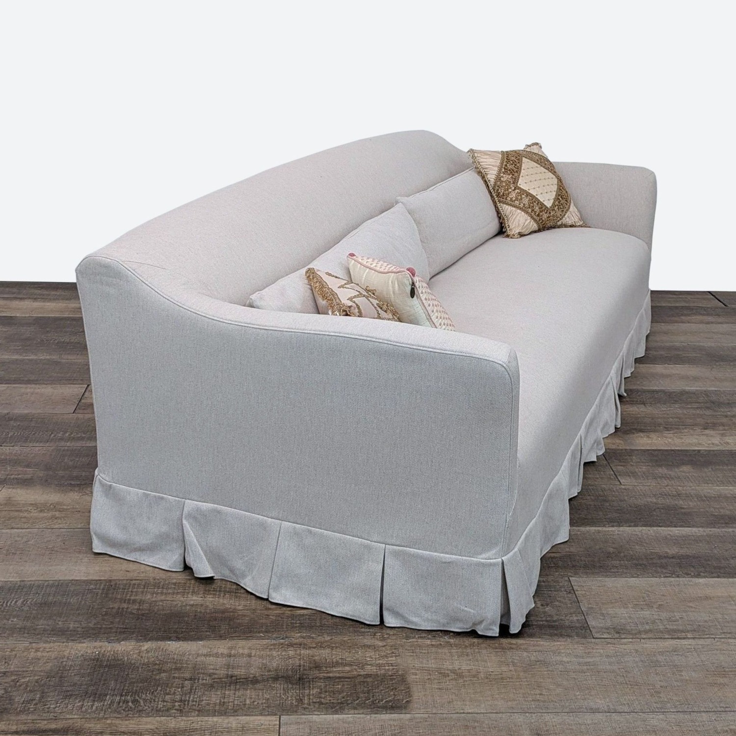 Crate & Barrel Crawford Grande Slipcovered Sofa  - image-2