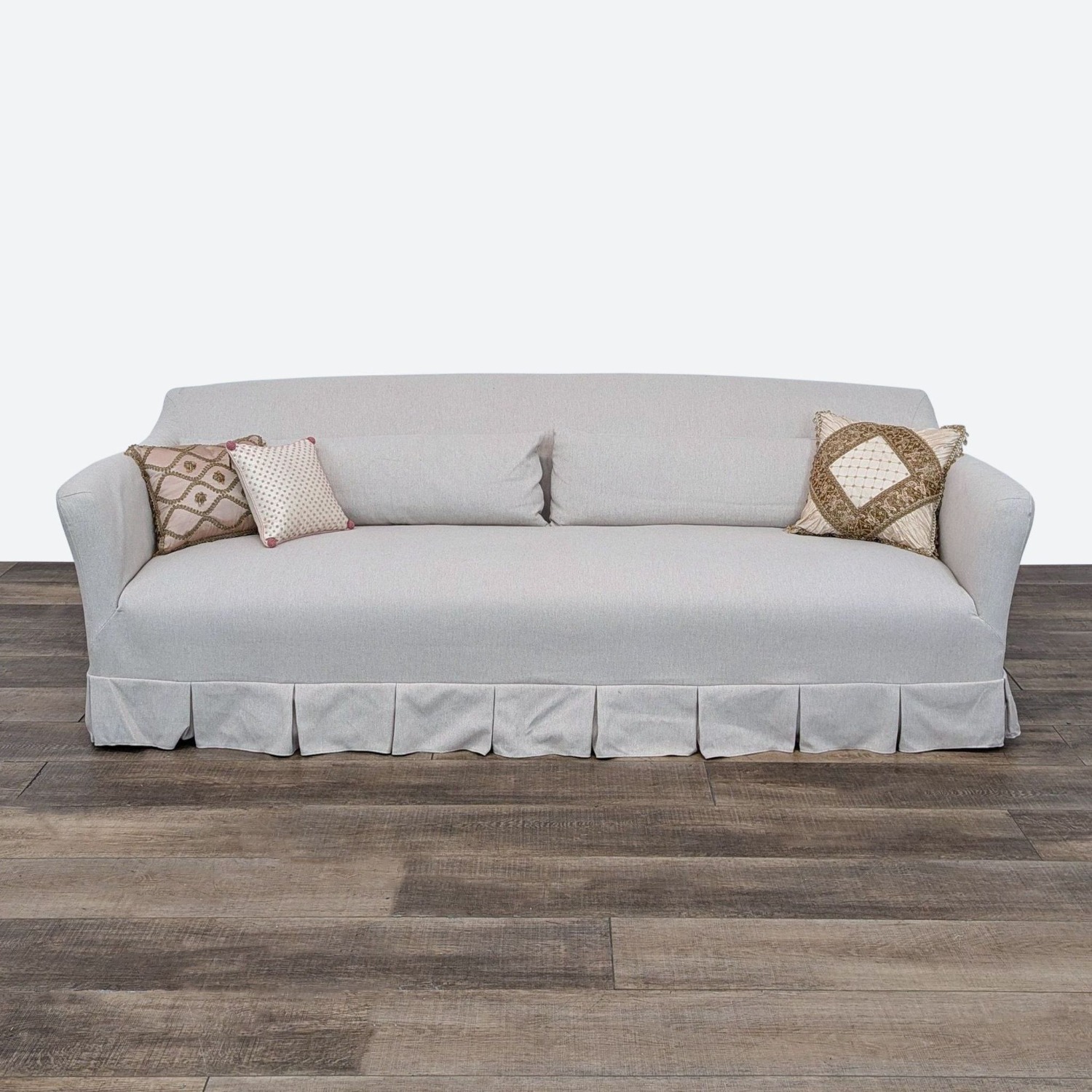 Crate & Barrel Crawford Grande Slipcovered Sofa  - image-1