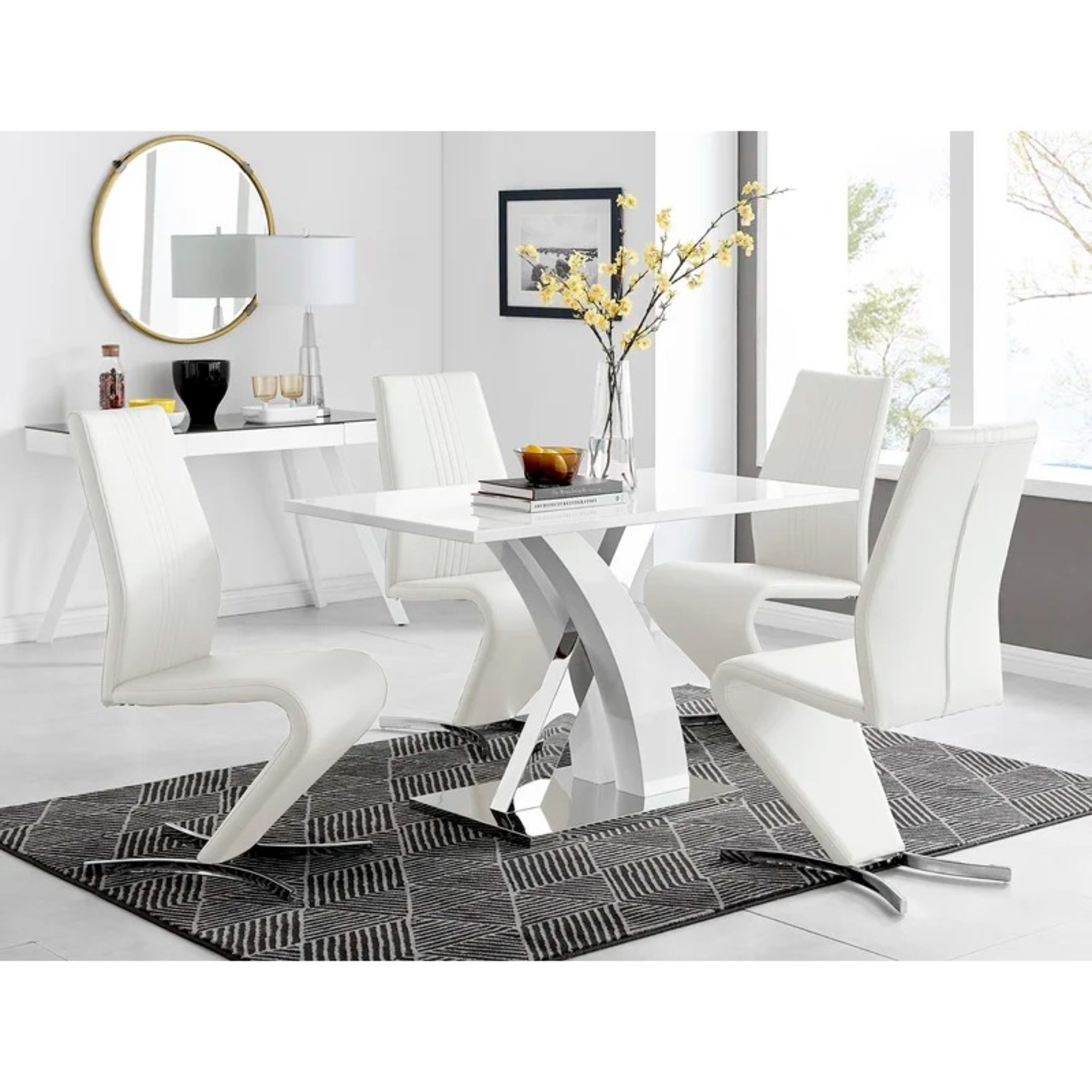 Wayfair Dining Table Set with 4  Dining Chairs - image-1
