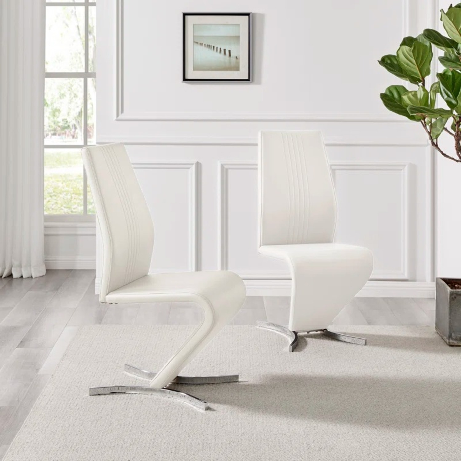 Wayfair Dining Table Set with 4  Dining Chairs - image-2