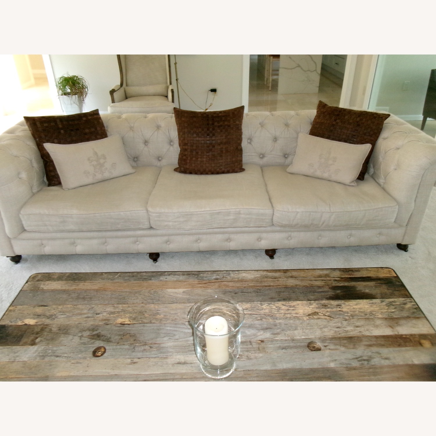 Restoration Hardware 10' Kensington Sofa - image-0