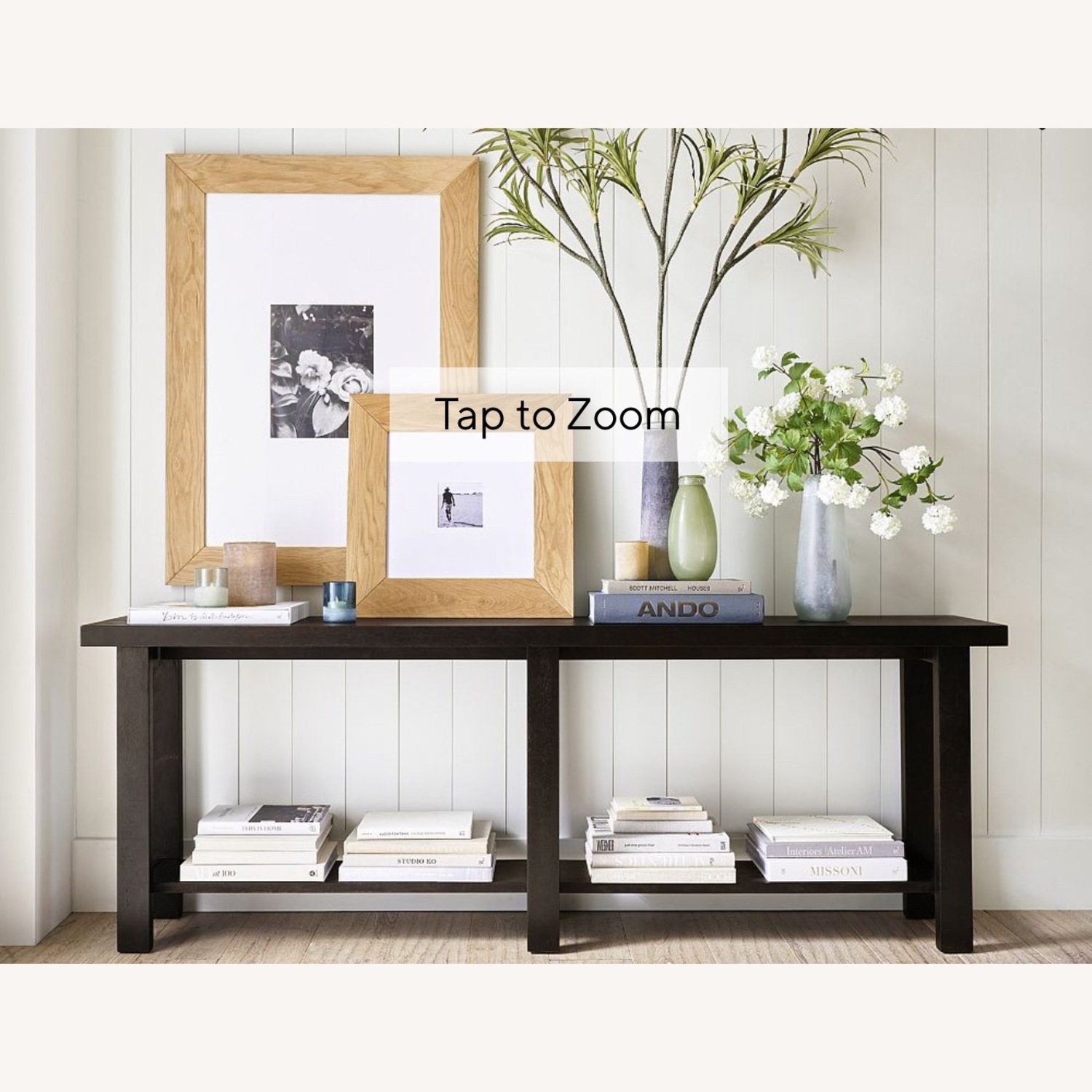 Pottery Barn Reed Grand Console Table - image-1