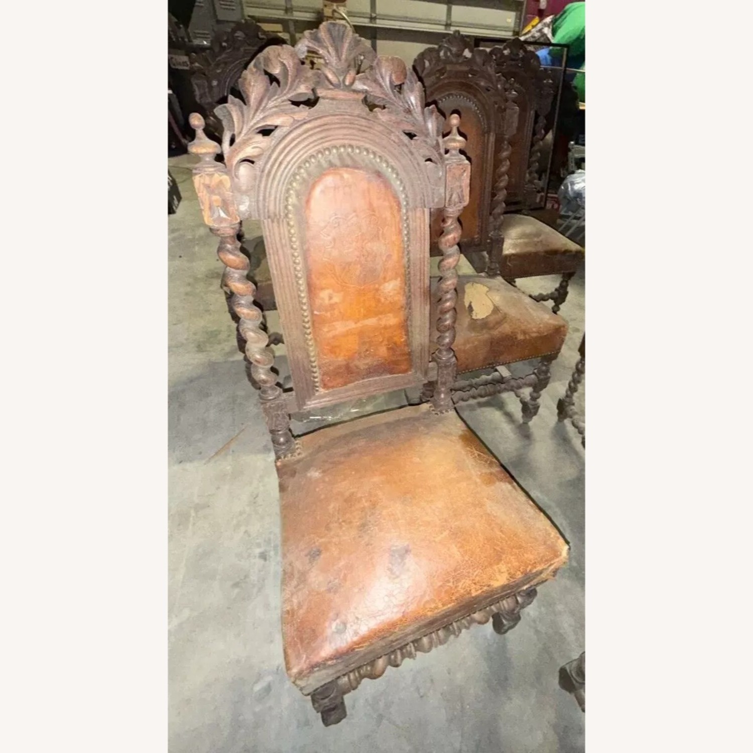 Antique French Renaissance Dining Chairs - image-10