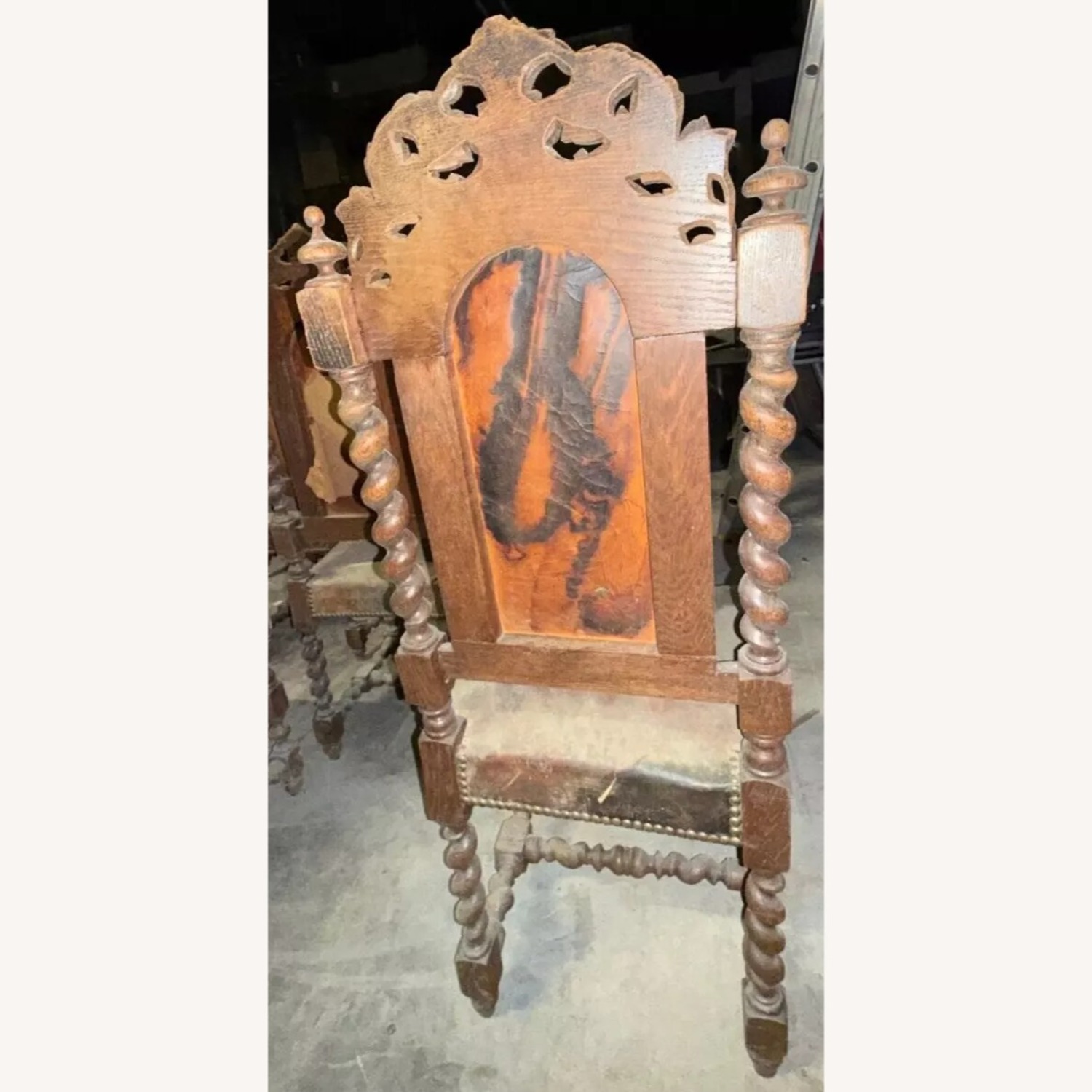 Antique French Renaissance Dining Chairs - image-4