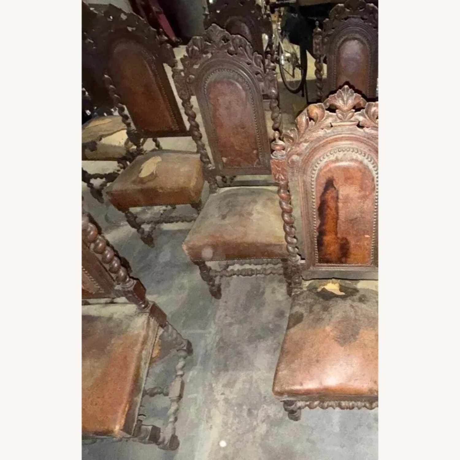 Antique French Renaissance Dining Chairs - image-2