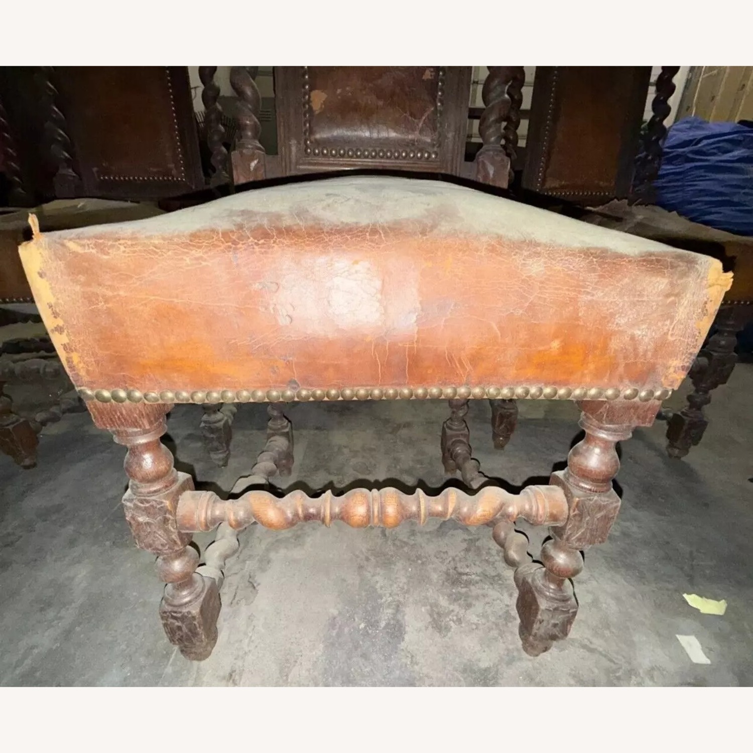 Antique French Renaissance Dining Chairs - image-9