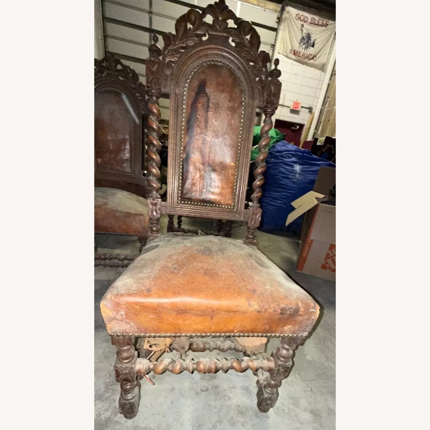 Antique French Renaissance Dining Chairs - image-12