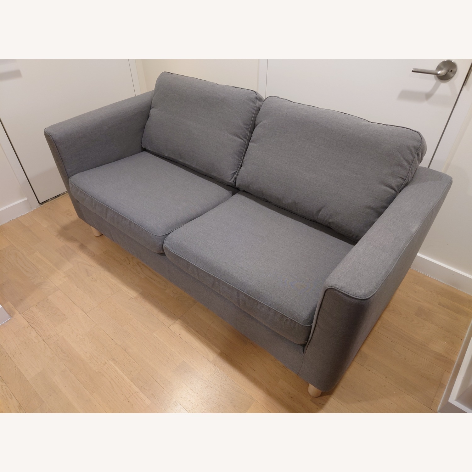 IKEA PÄRUP Loveseat 65" Vissle Gray - image-2
