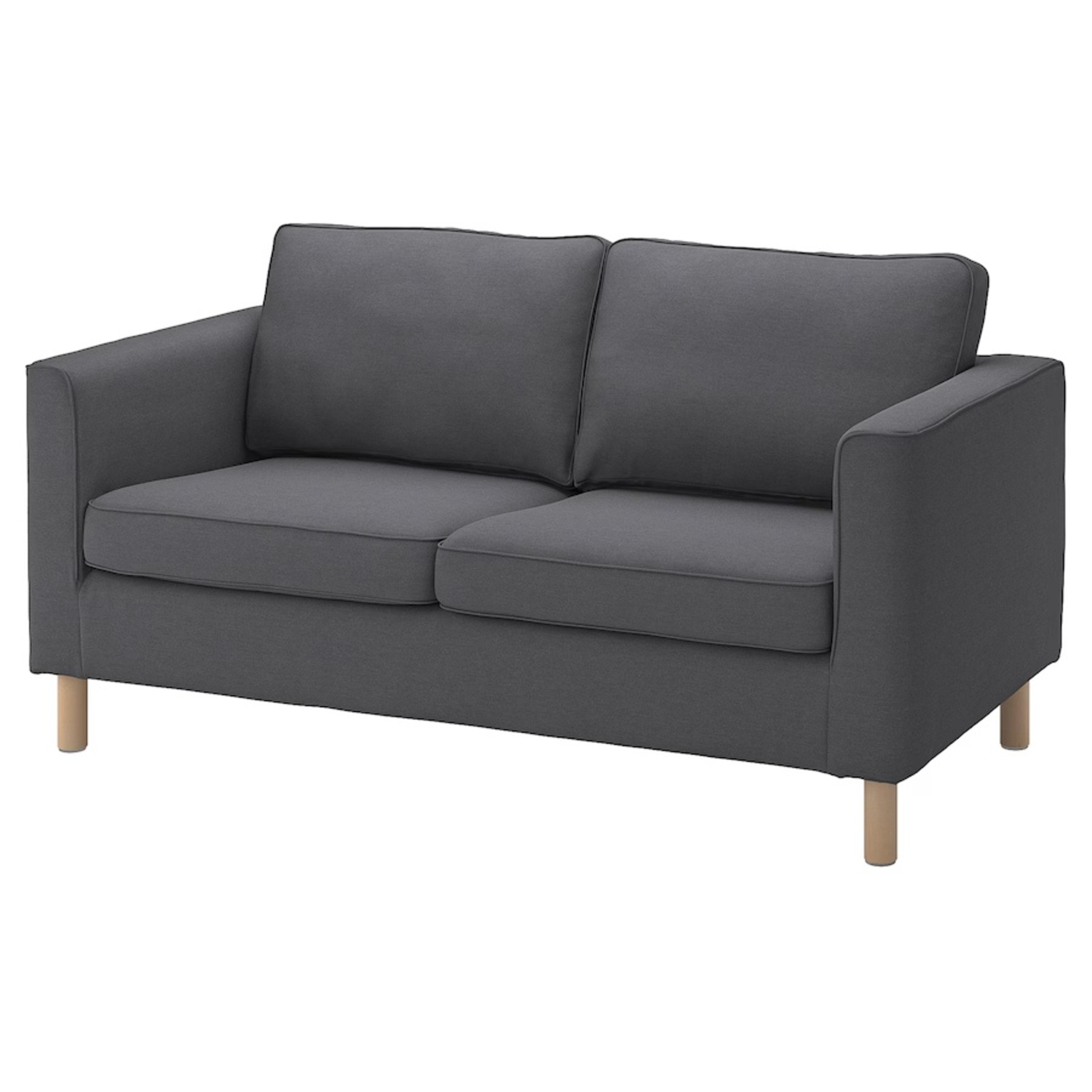 IKEA PÄRUP Loveseat 65" Vissle Gray - image-4
