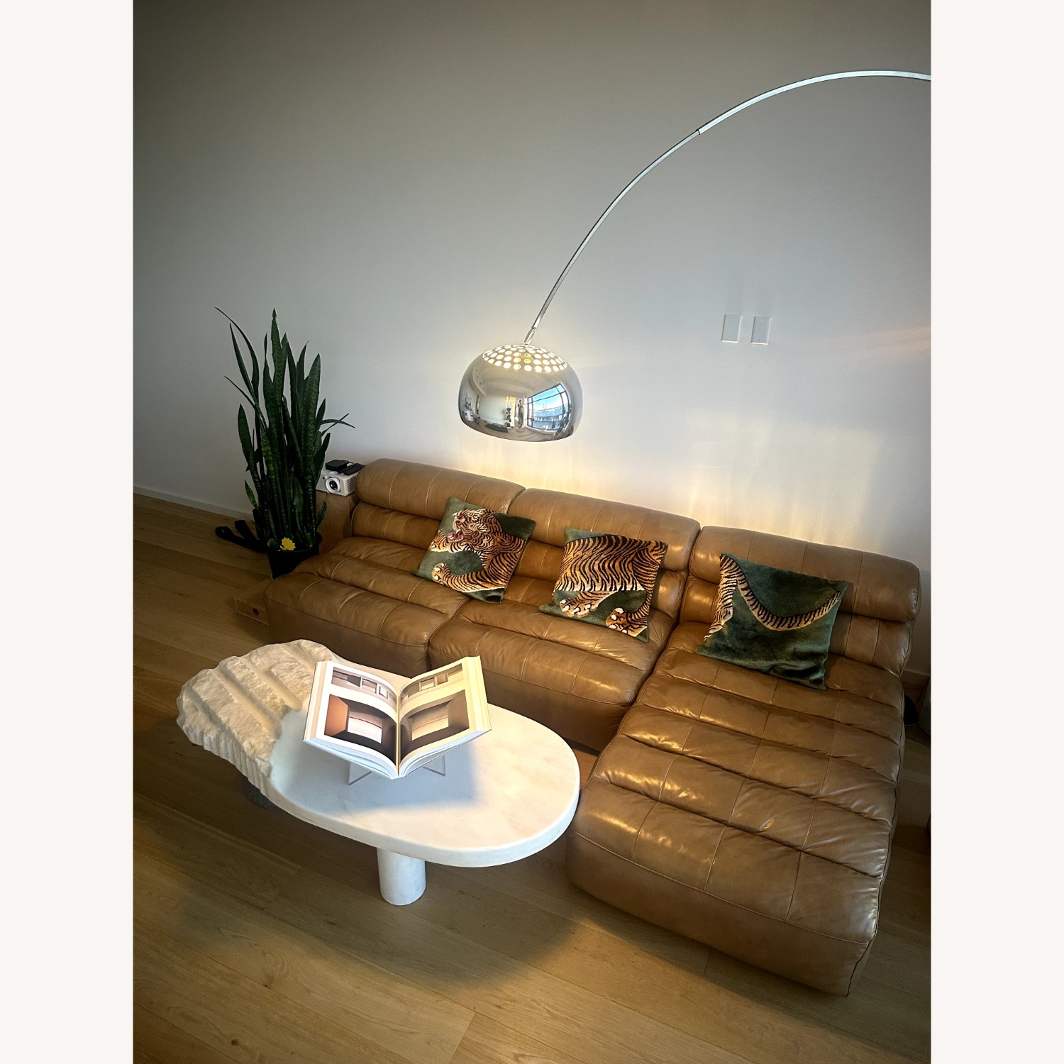 Modular Ramsay Leather Sectional - image-12