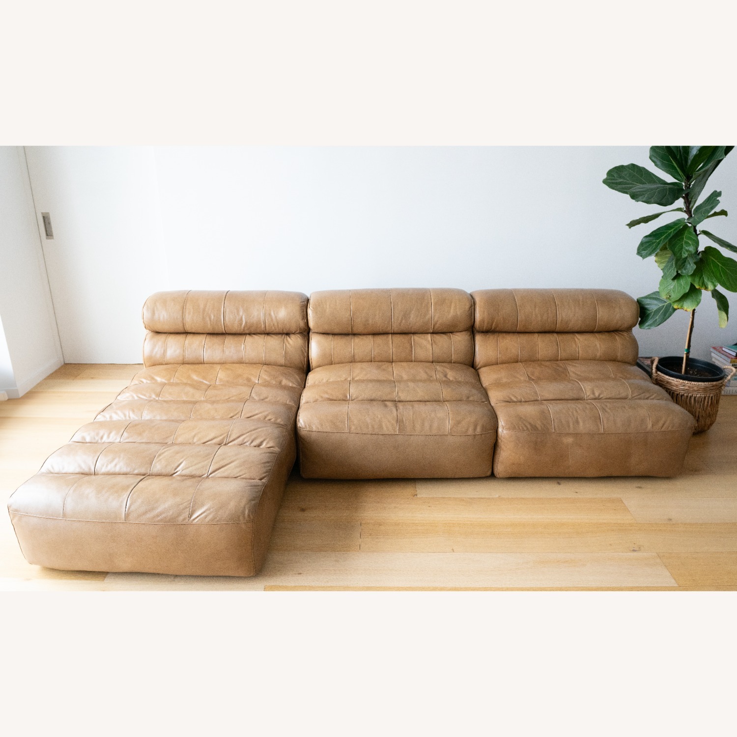Modular Ramsay Leather Sectional - image-2