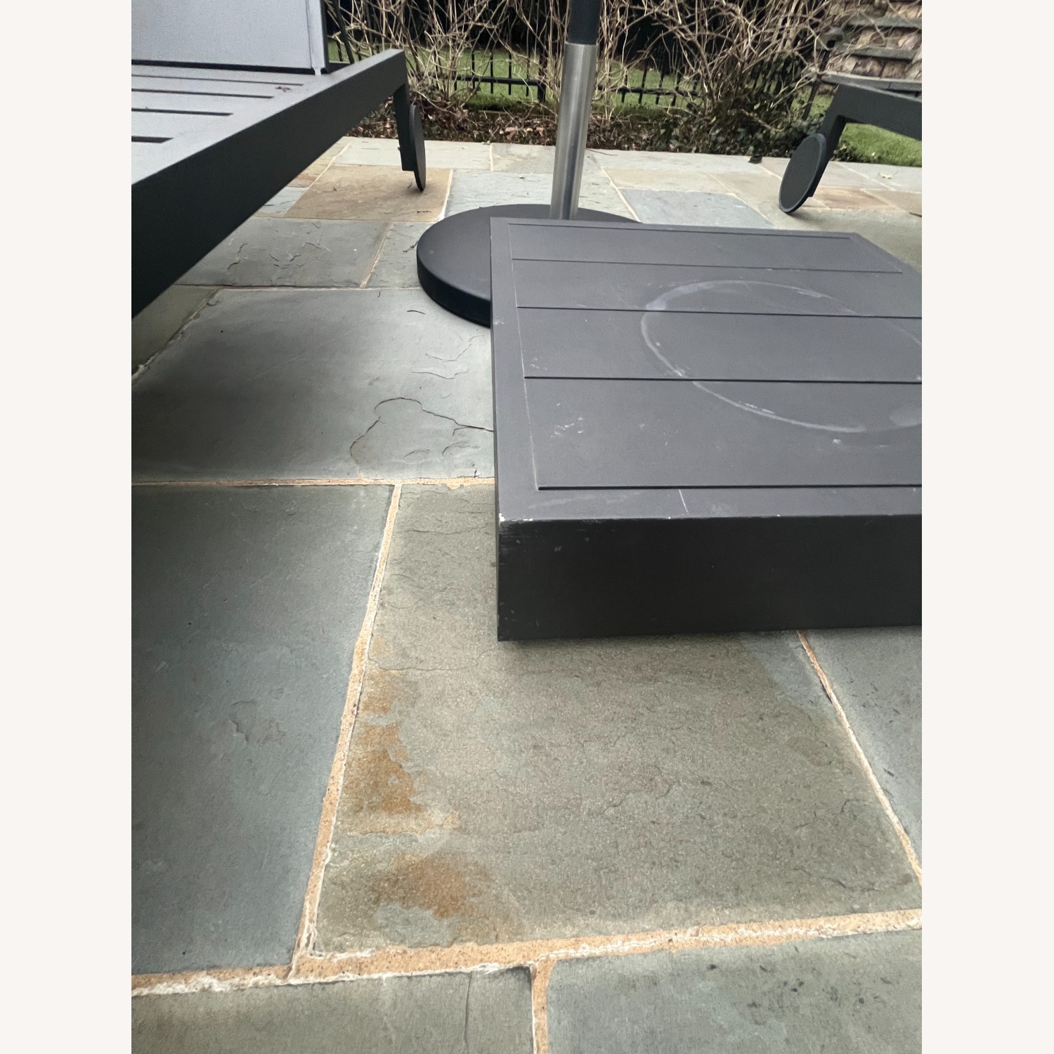 Restoration Hardware Aegean Chaise and Table Set - image-11