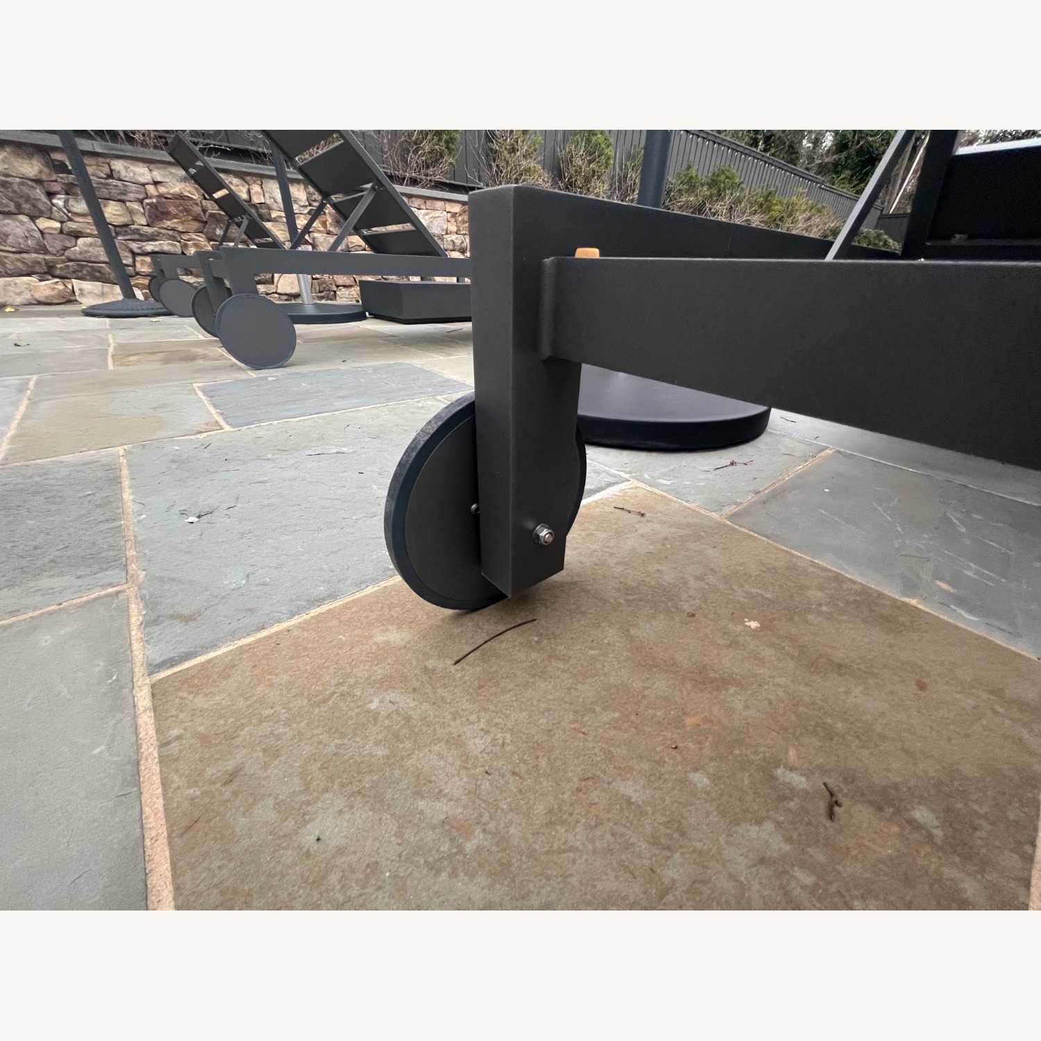 Restoration Hardware Aegean Chaise and Table Set - image-9