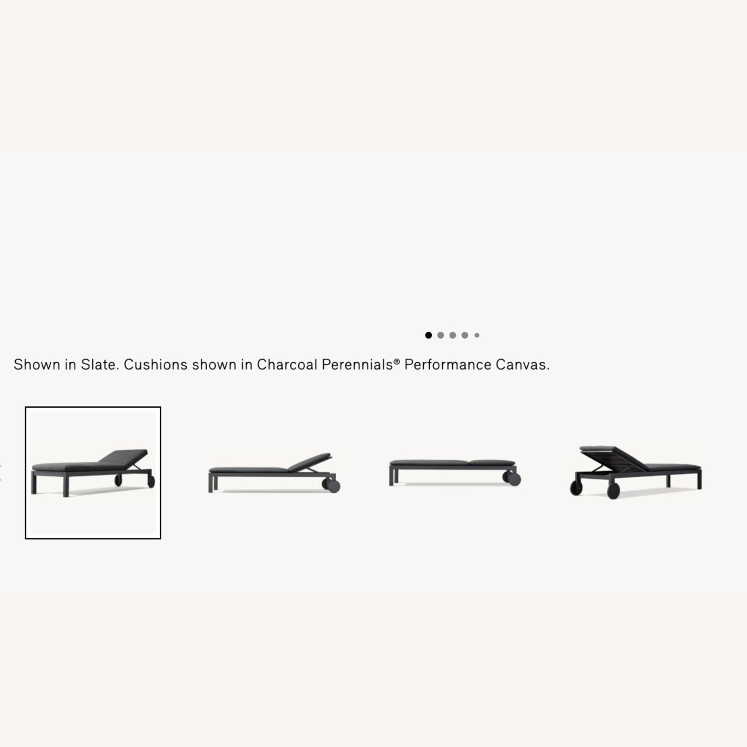 Restoration Hardware Aegean Chaise and Table Set - image-14